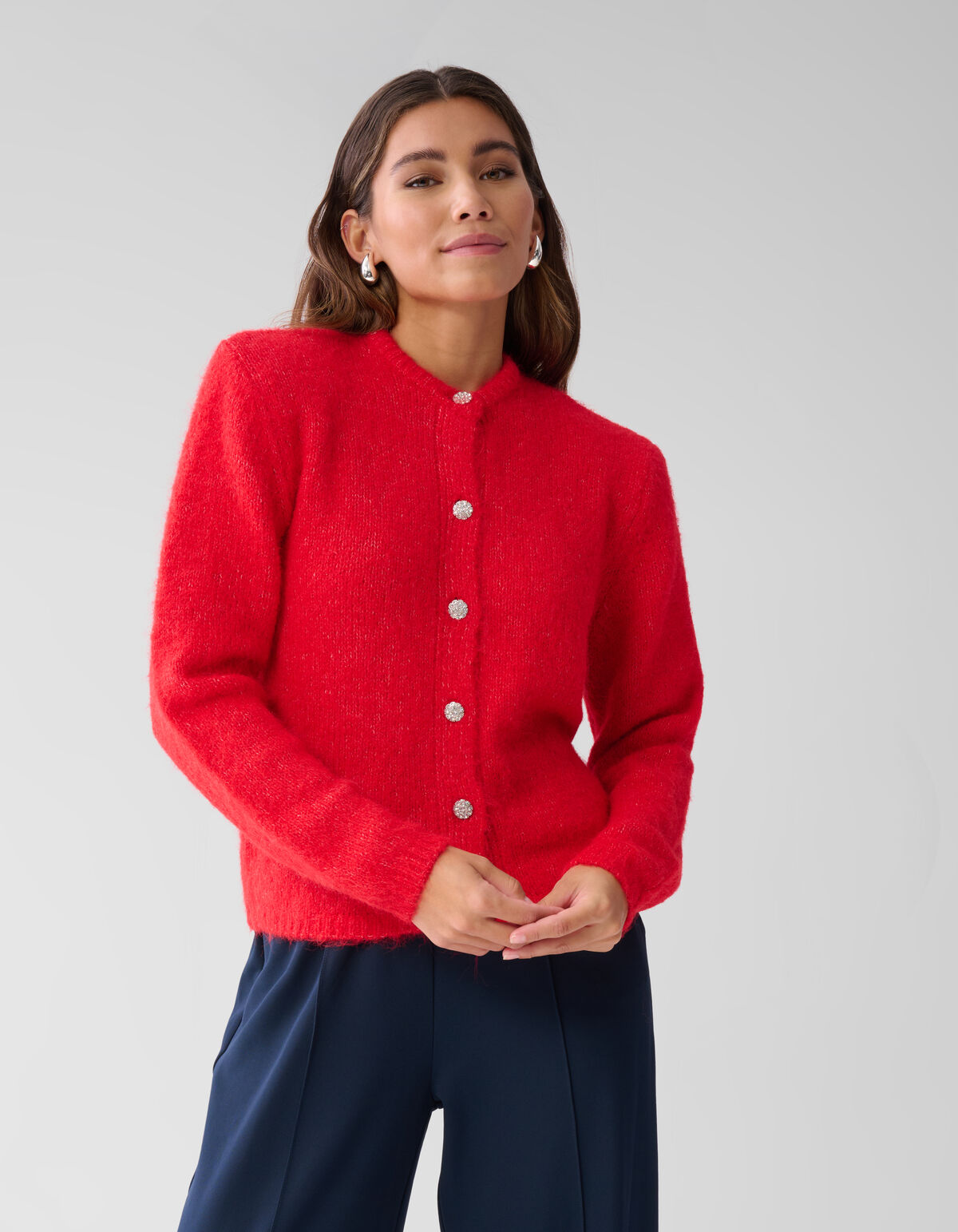 Harig Vest Rood SHOEBY WOMEN