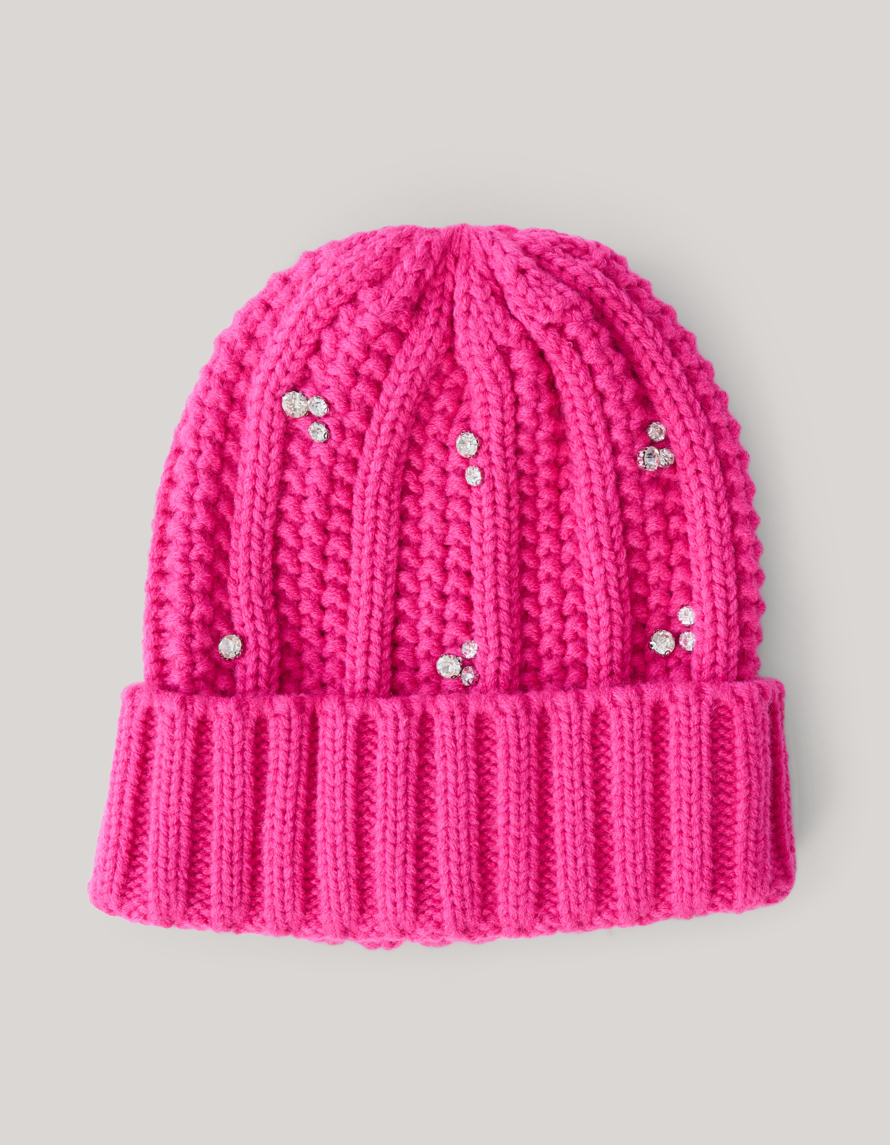 Rhinestone Beanie Roze SHOEBY ACCESSOIRES