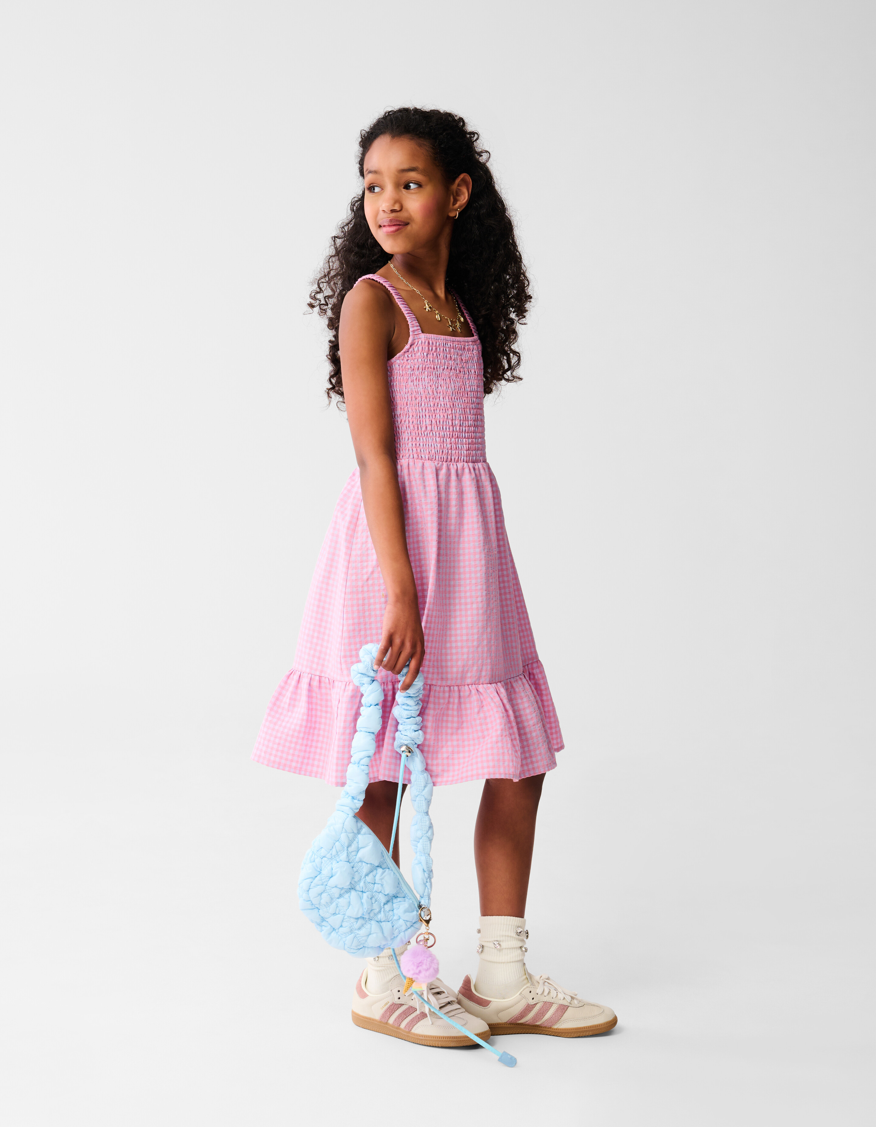Ruffle Jurk Roze SHOEBY GIRLS