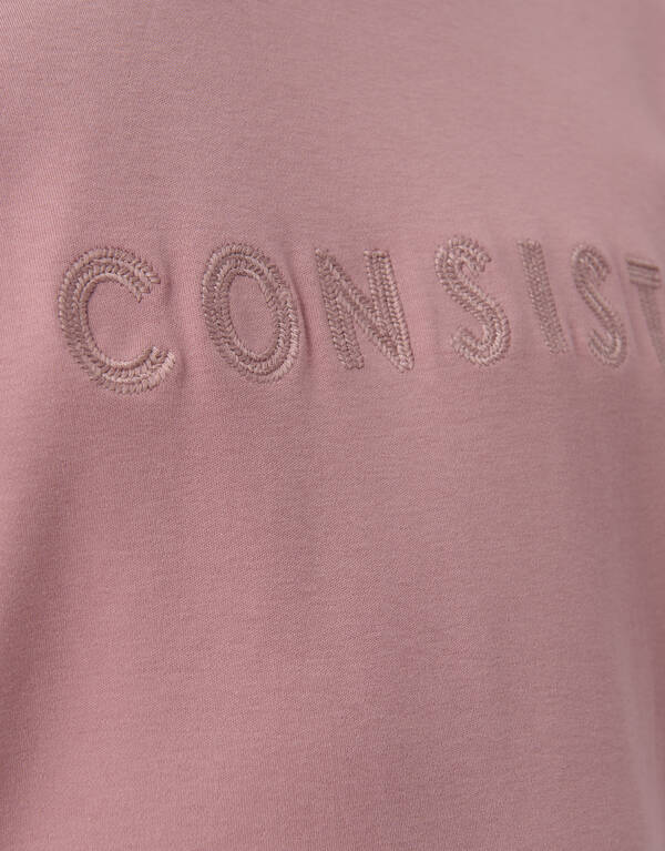 Embroidery Artwork T-shirt Roze SHOEBY MEN