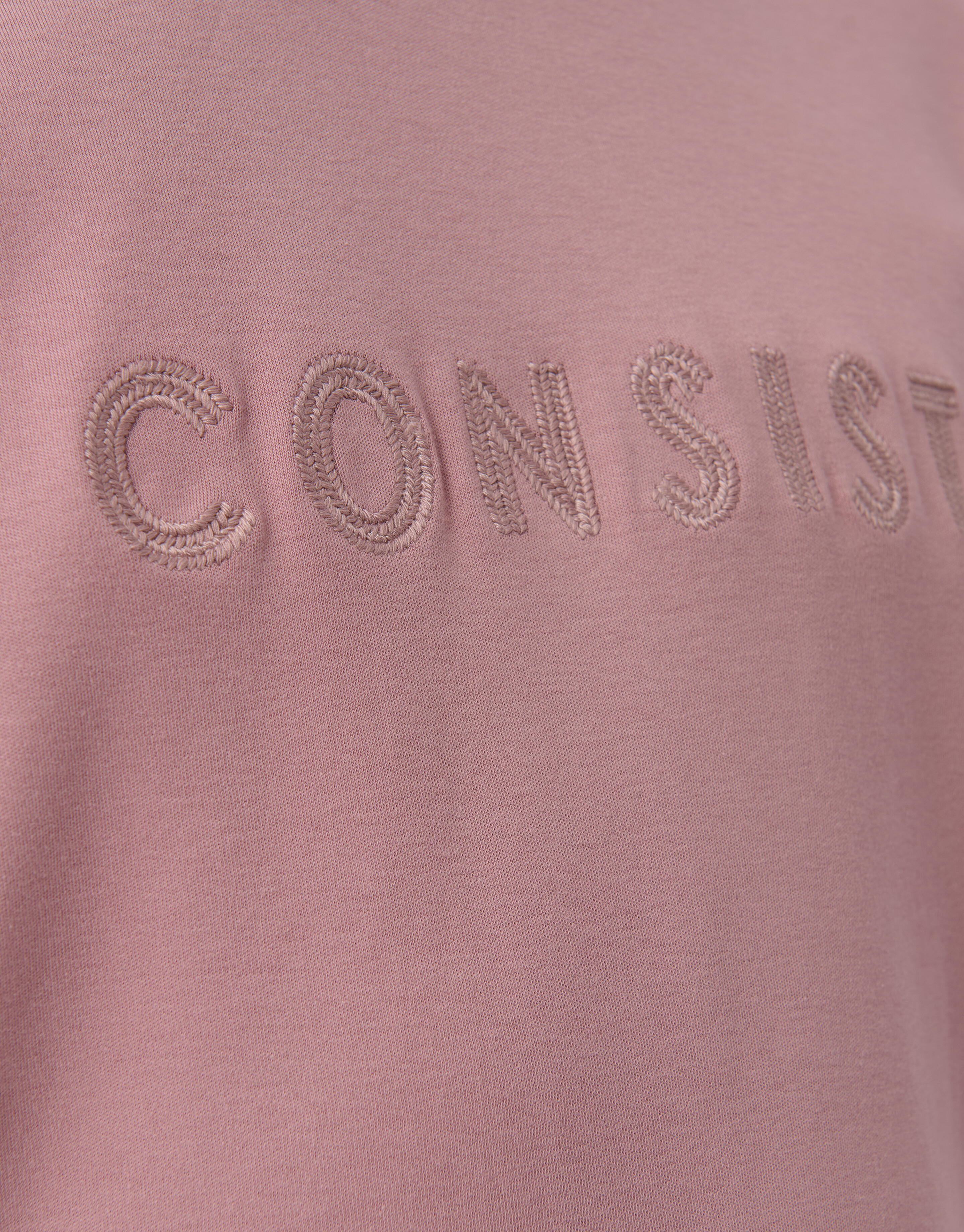 Embroidery Artwork T-shirt Roze SHOEBY MEN