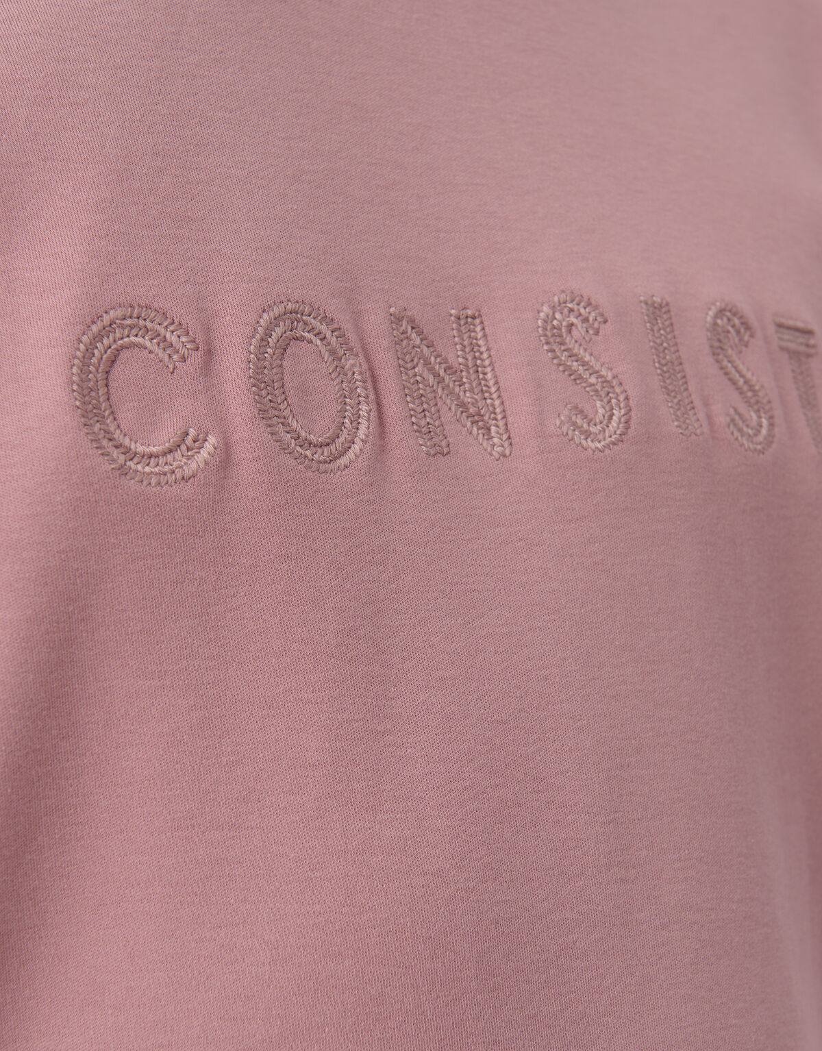 Embroidery Artwork T-shirt Roze SHOEBY MEN