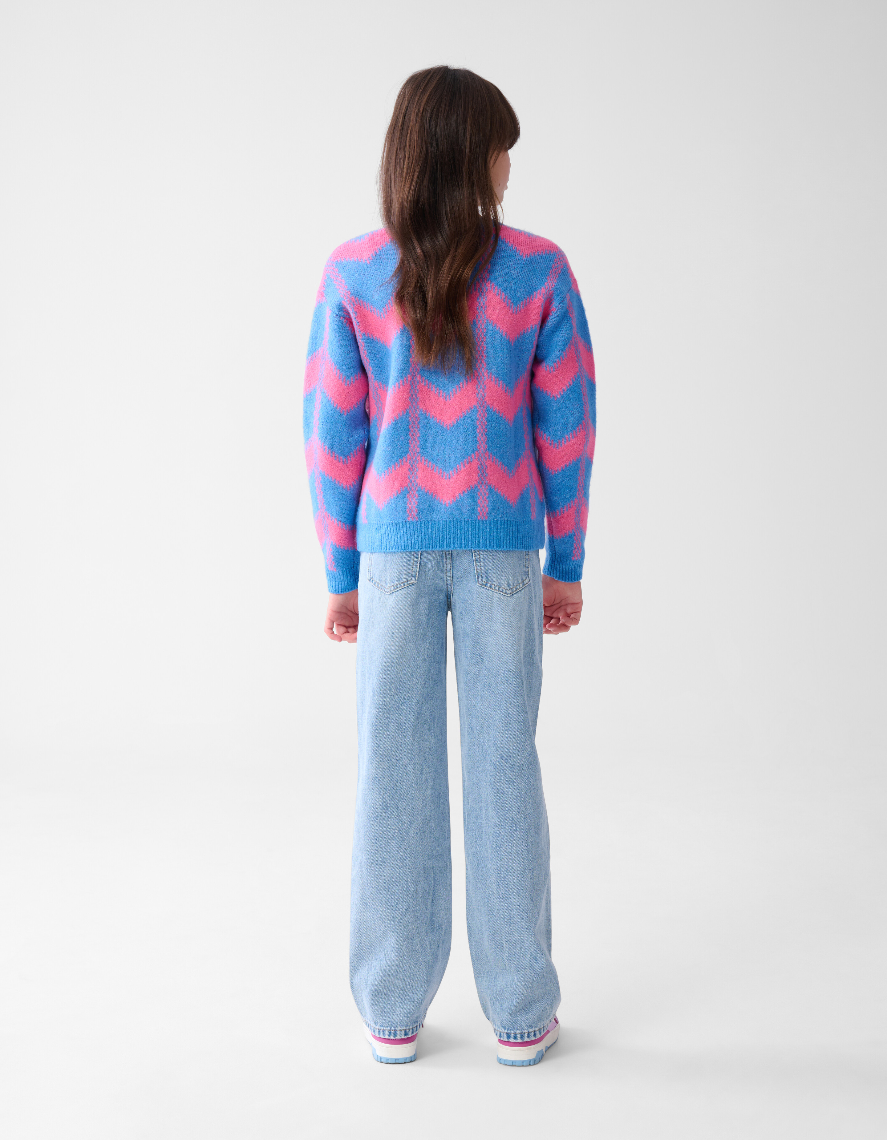 Heart Straight Fit Jeans Blauw SHOEBY GIRLS