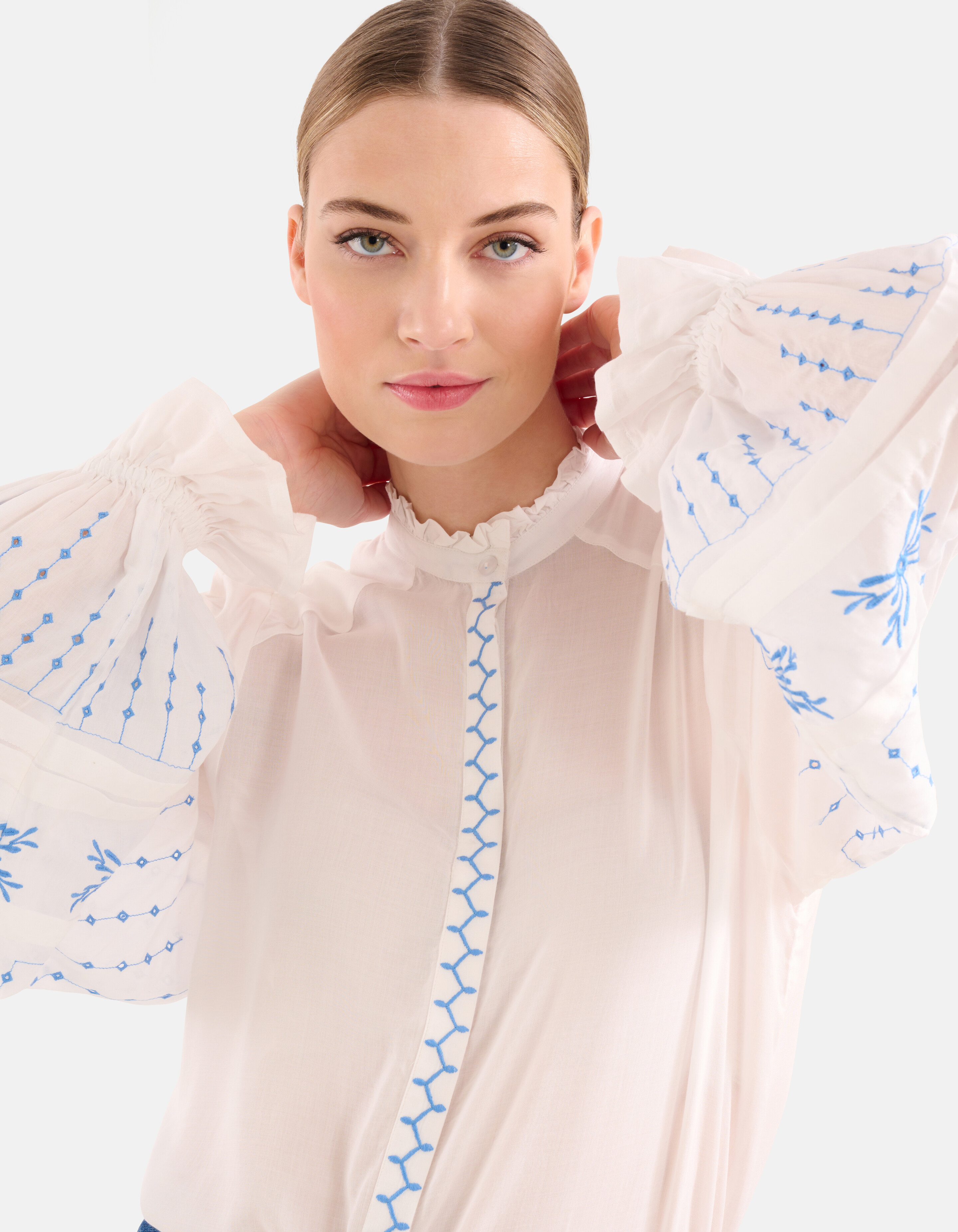 Embroided Blouse Wit By Mieke SHOEBY WOMEN