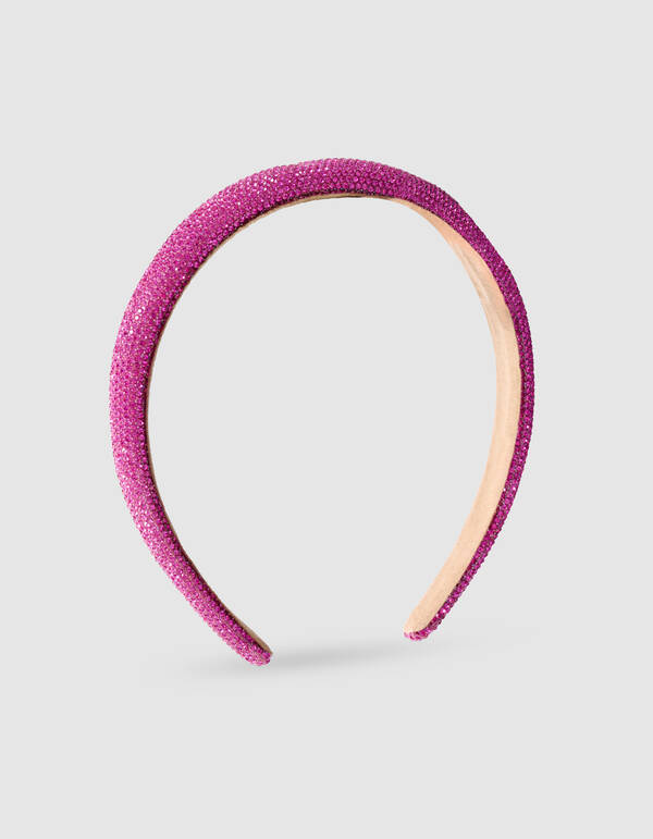 Strass Haarband Roze SHOEBY ACCESSOIRES