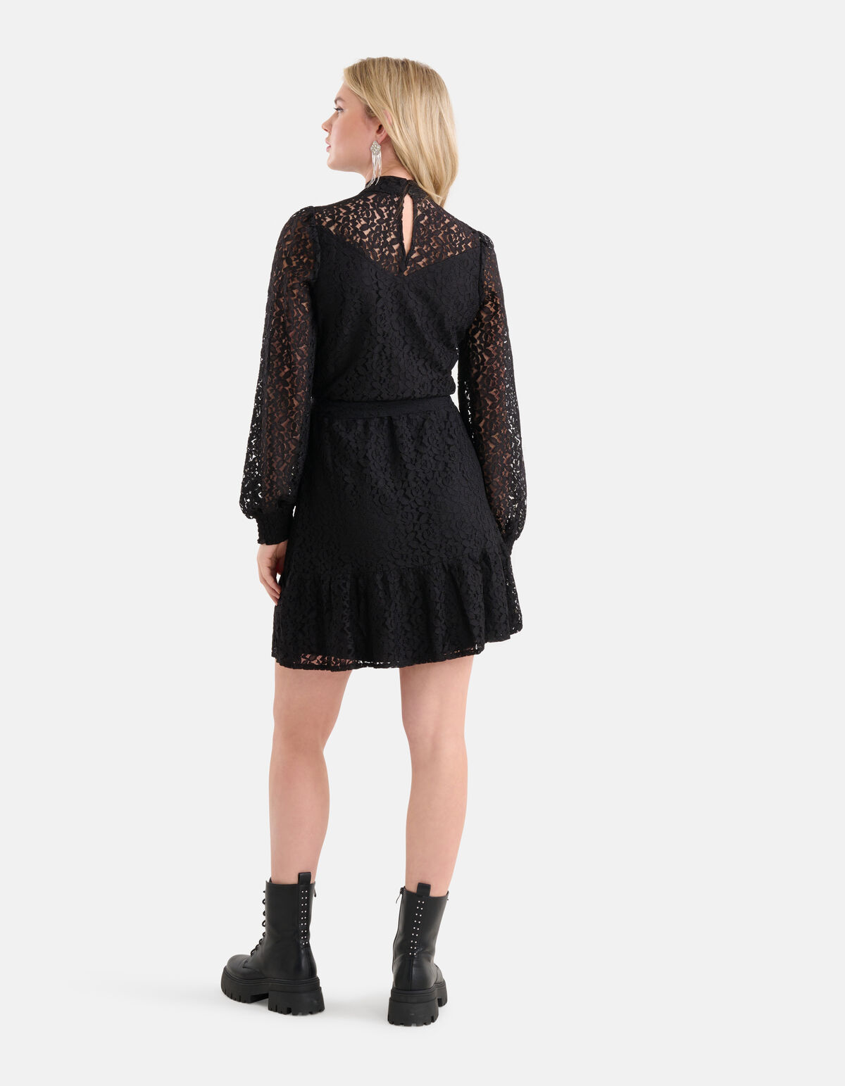 Kanten Jurk Zwart SHOEBY WOMEN