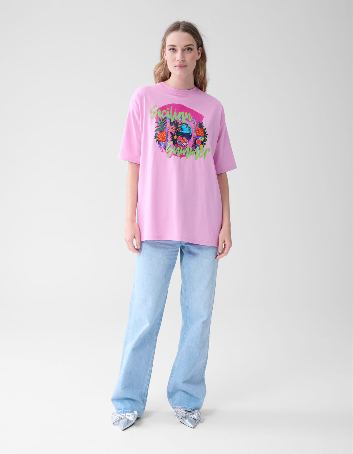 Artwork T-shirt Roze SHOEBY WOMEN
