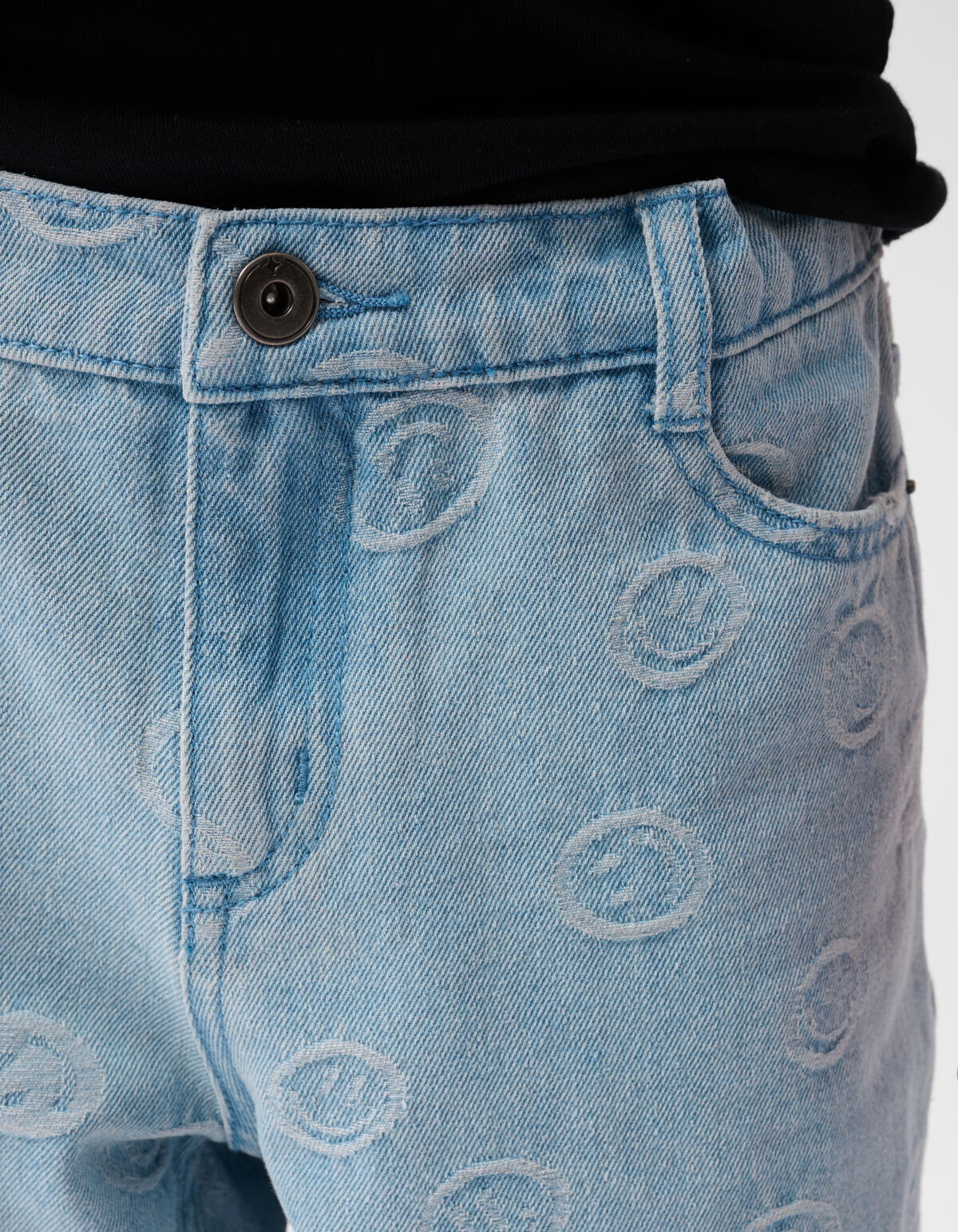 Denim Smiley Short Bleached SHOEBY BOYS