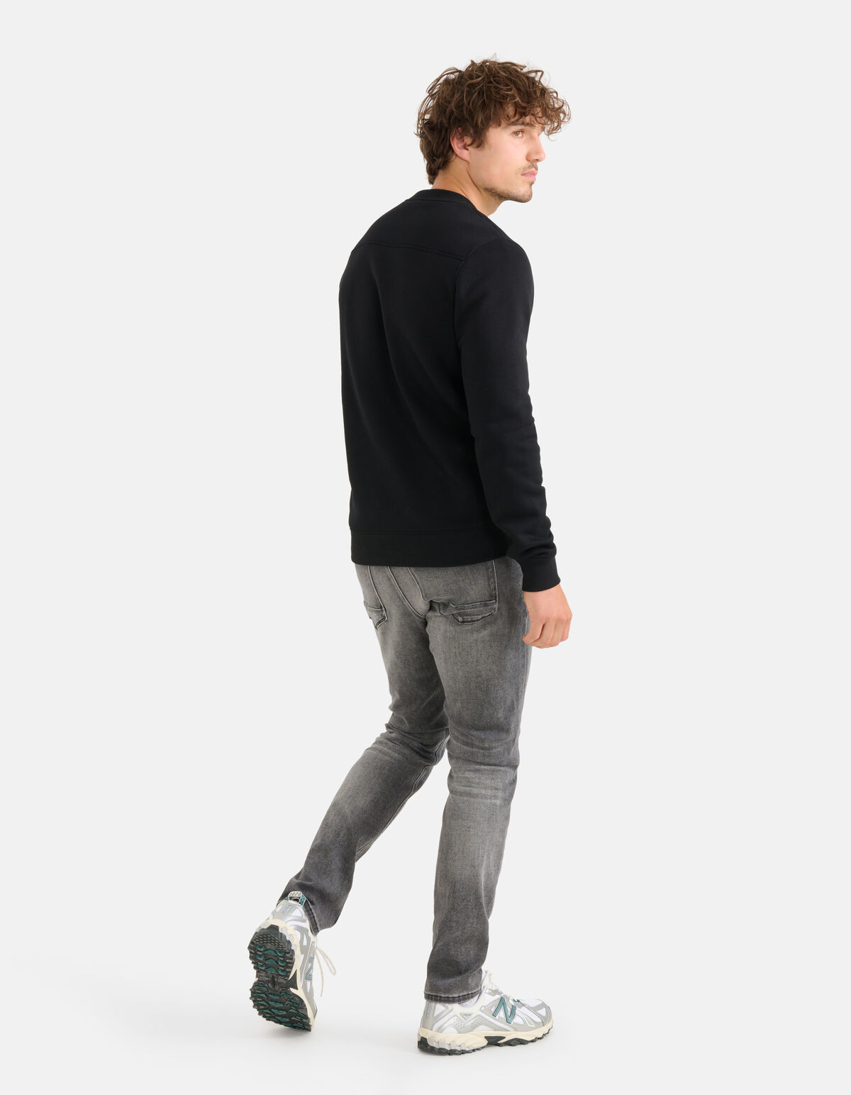Gewatteerde Sweater Zwart SHOEBY MEN