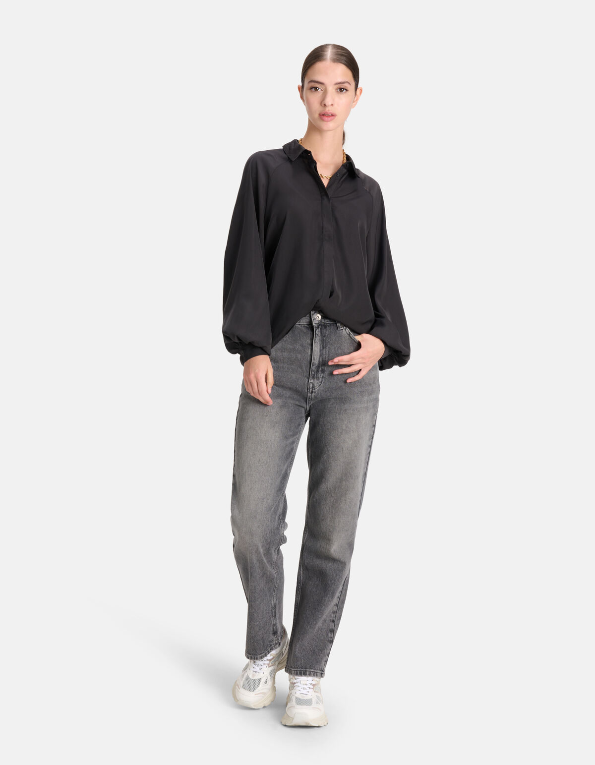 Soepelvallende Blouse Zwart SHOEBY WOMEN