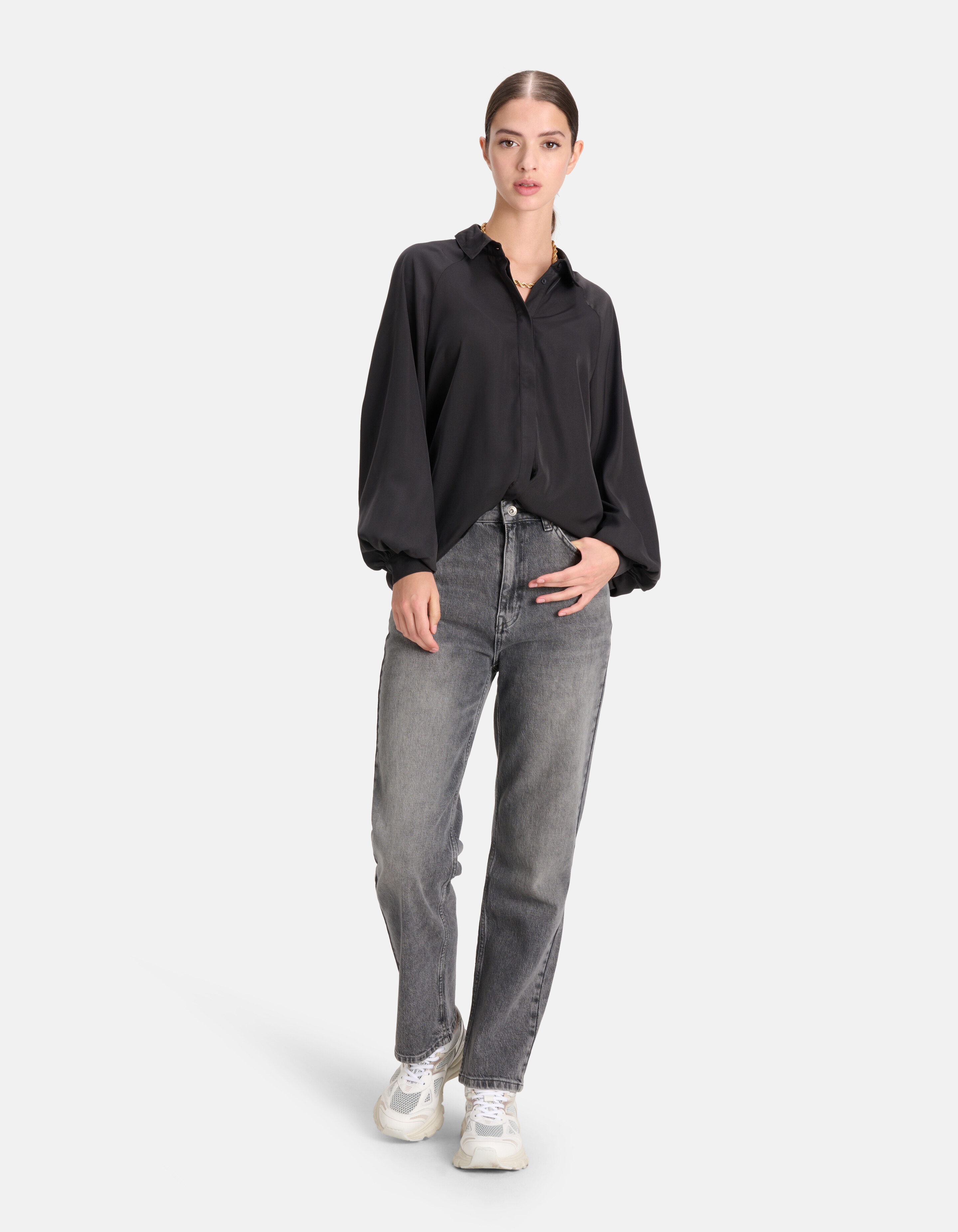 Soepelvallende Blouse Zwart SHOEBY WOMEN