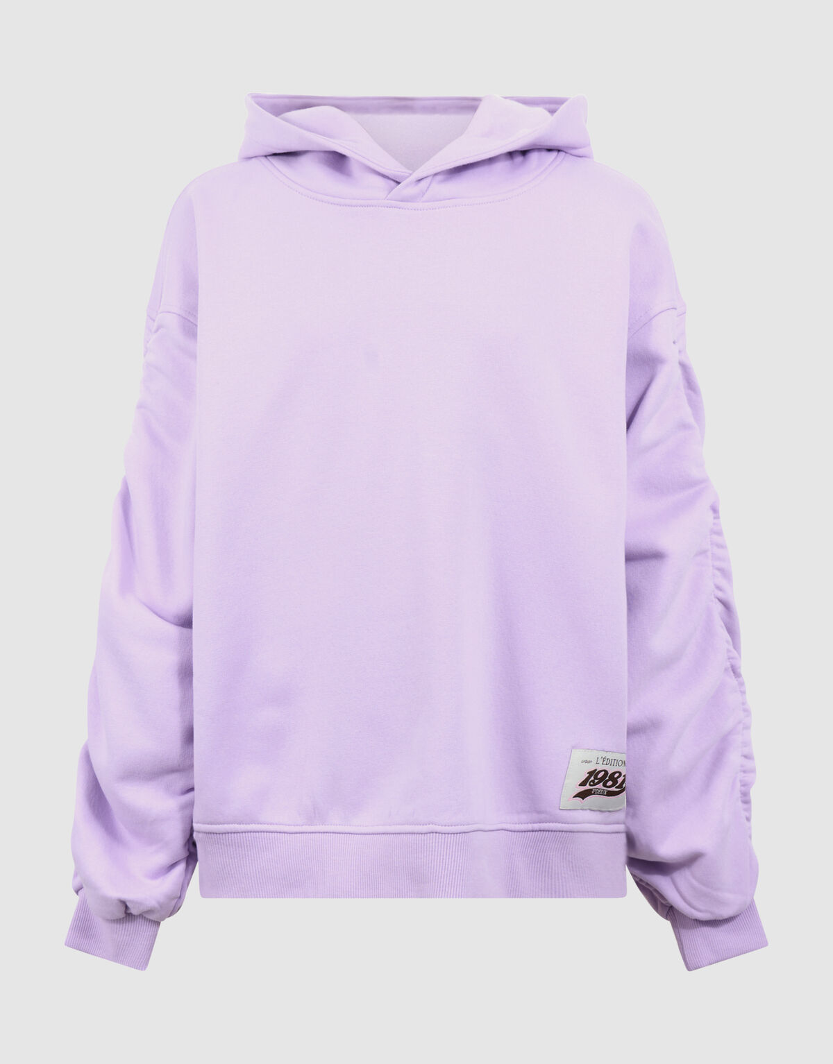 Gathered Sleeve Hoodie Paars SHOEBY GIRLS
