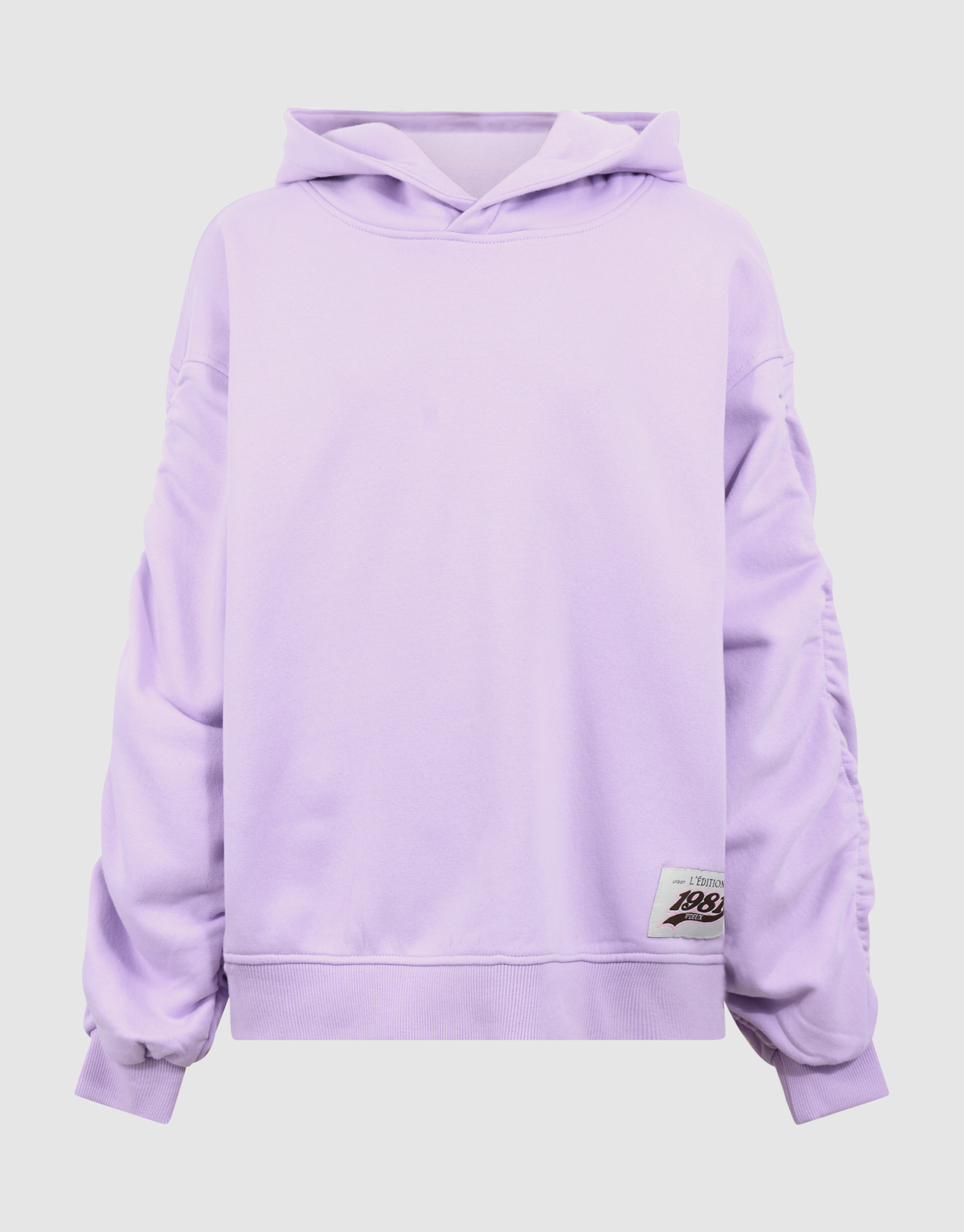 Gathered Sleeve Hoodie Paars SHOEBY GIRLS