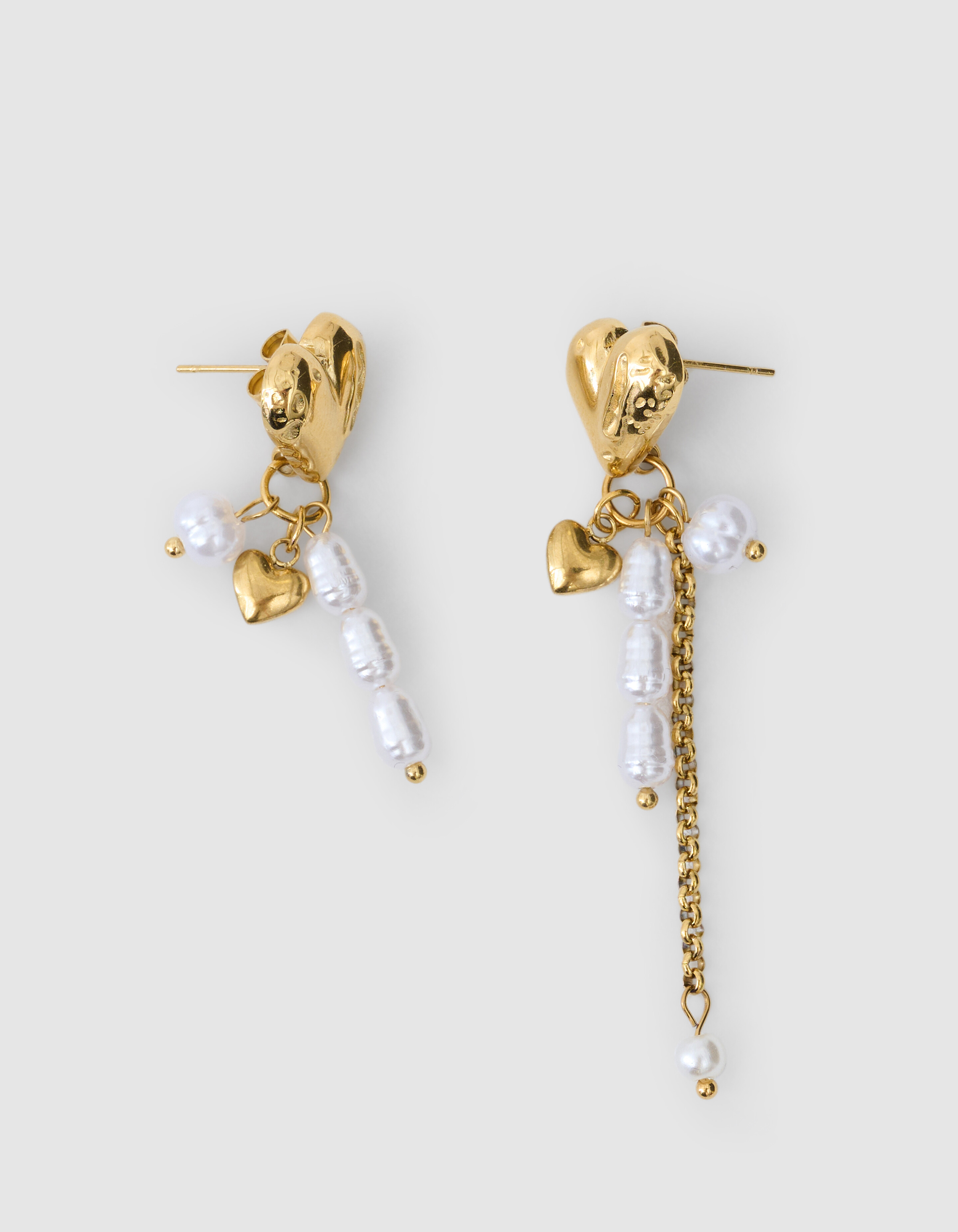 Heart Parel Oorbellen Goud SHOEBY ACCESSOIRES