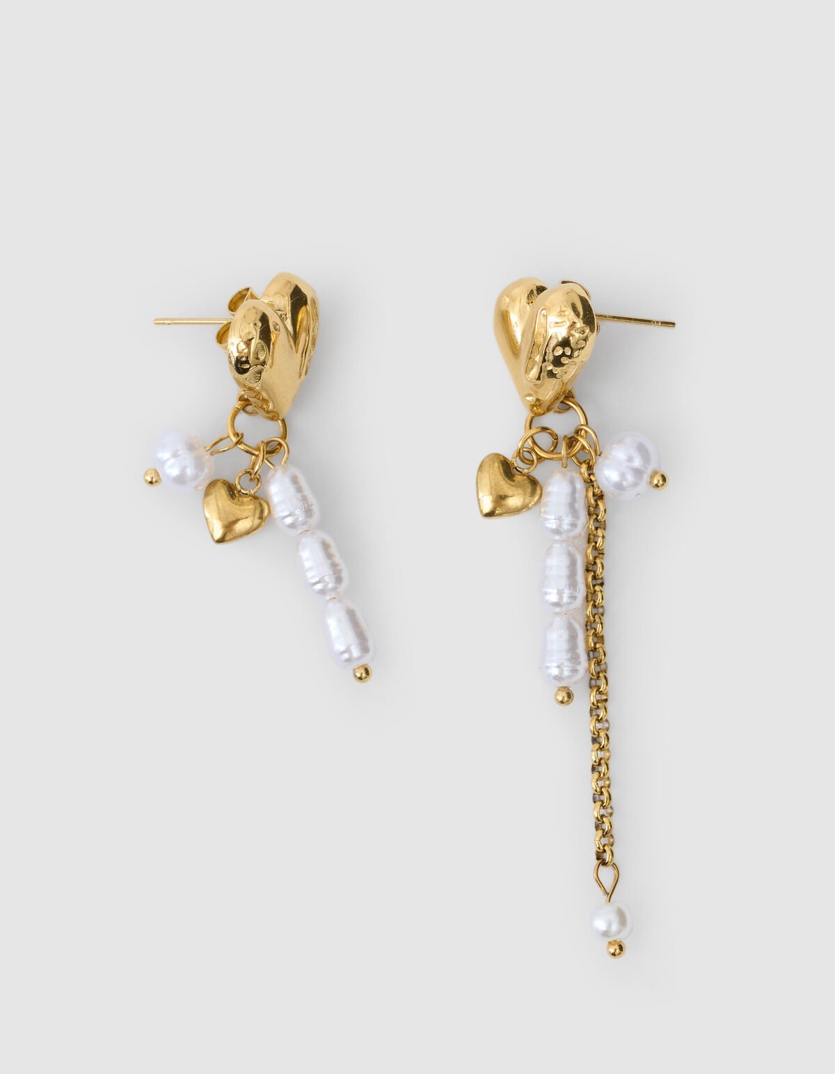 Heart Parel Oorbellen Goud SHOEBY ACCESSOIRES