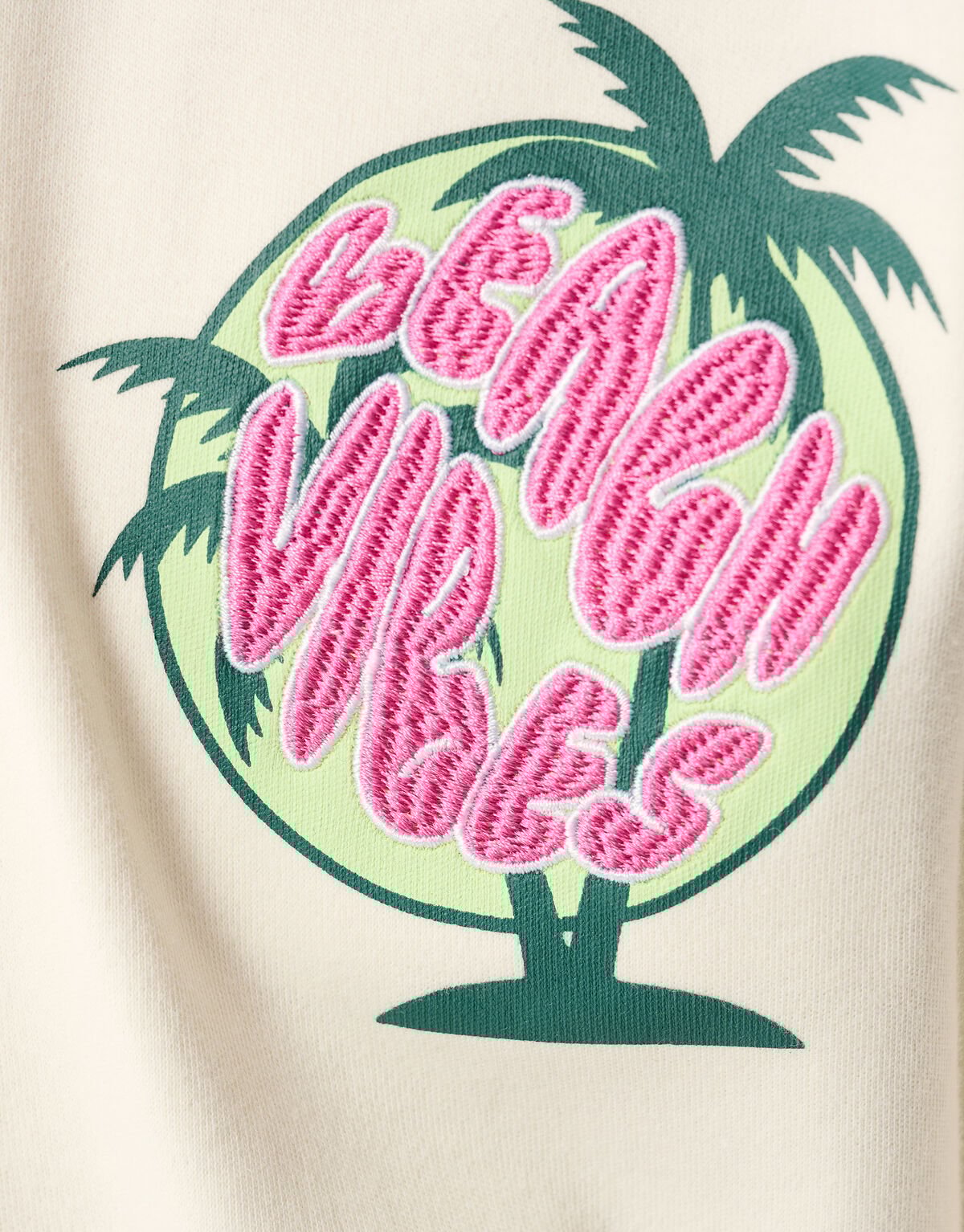 Vibes Artwork T-shirt Gebroken Wit SHOEBY BOYS