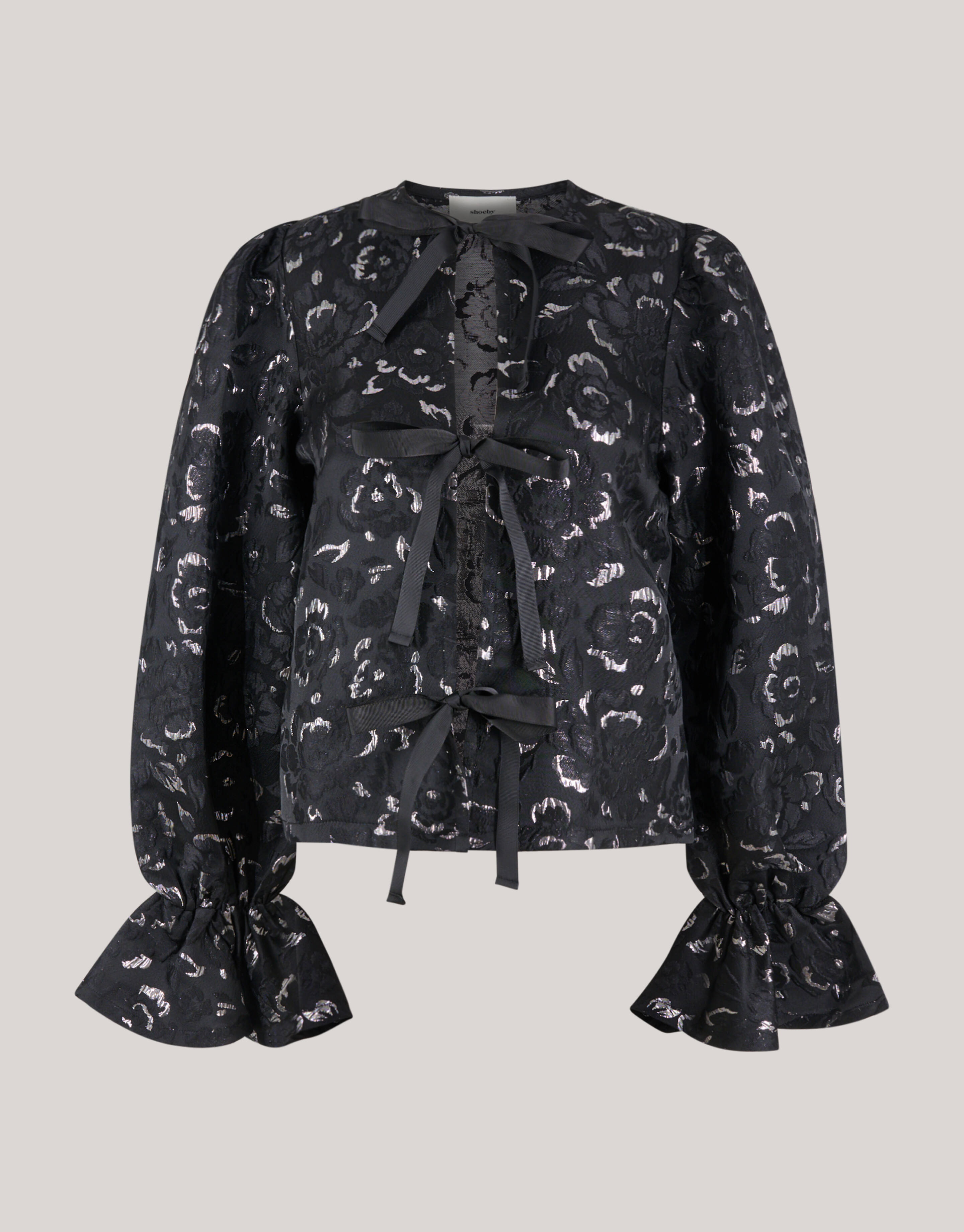 Jacquard Strik Top Zwart SHOEBY WOMEN