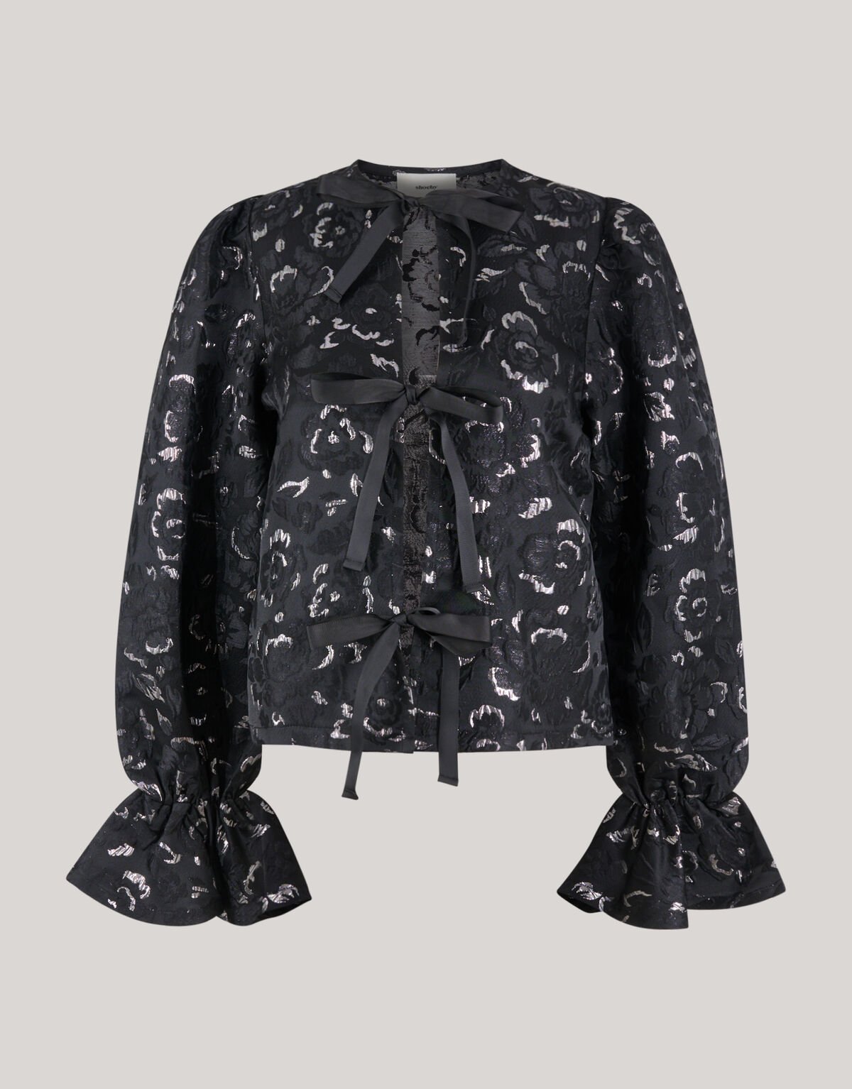Jacquard Strik Top Zwart SHOEBY WOMEN