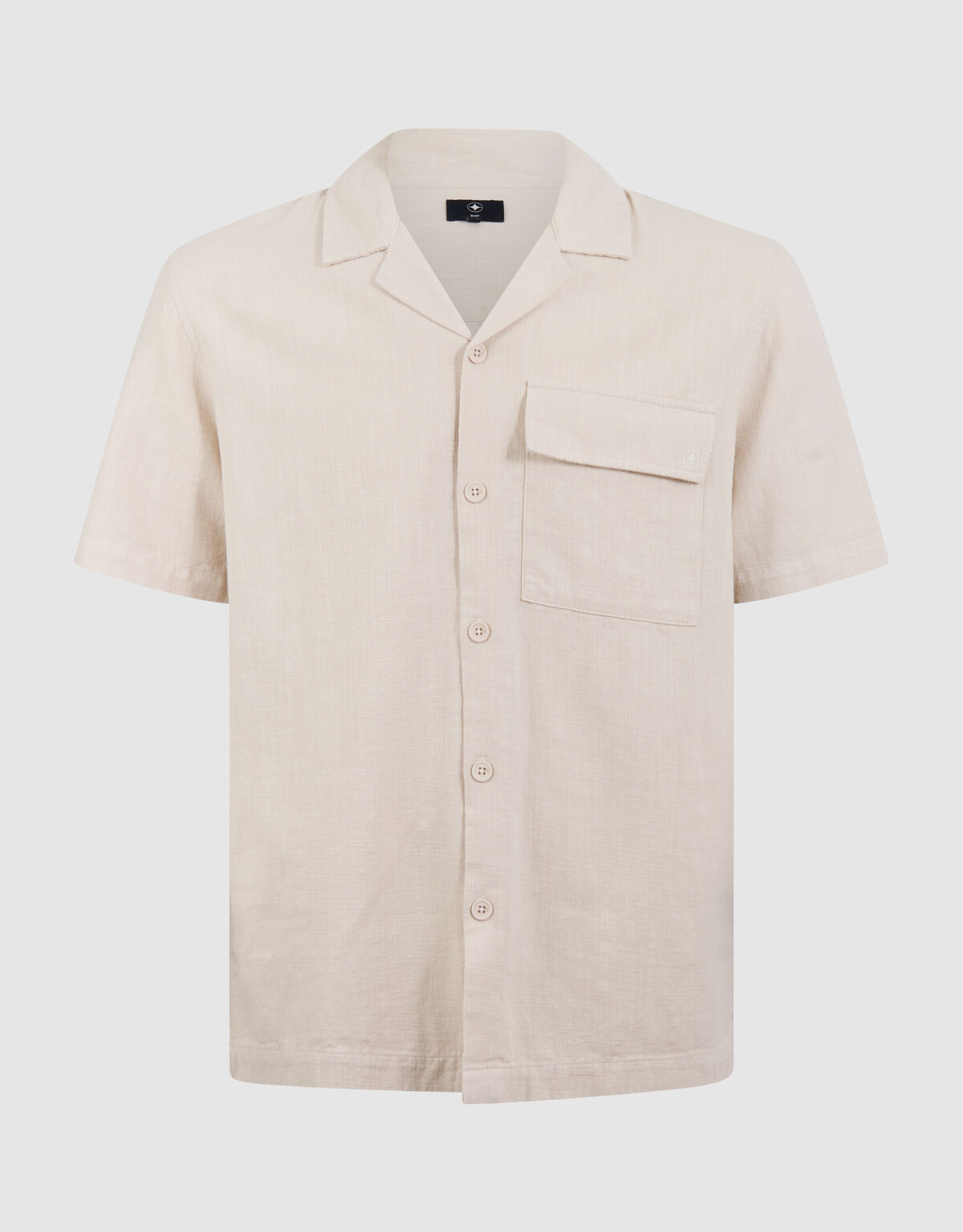 Structuur Overhemd Zand SHOEBY MEN