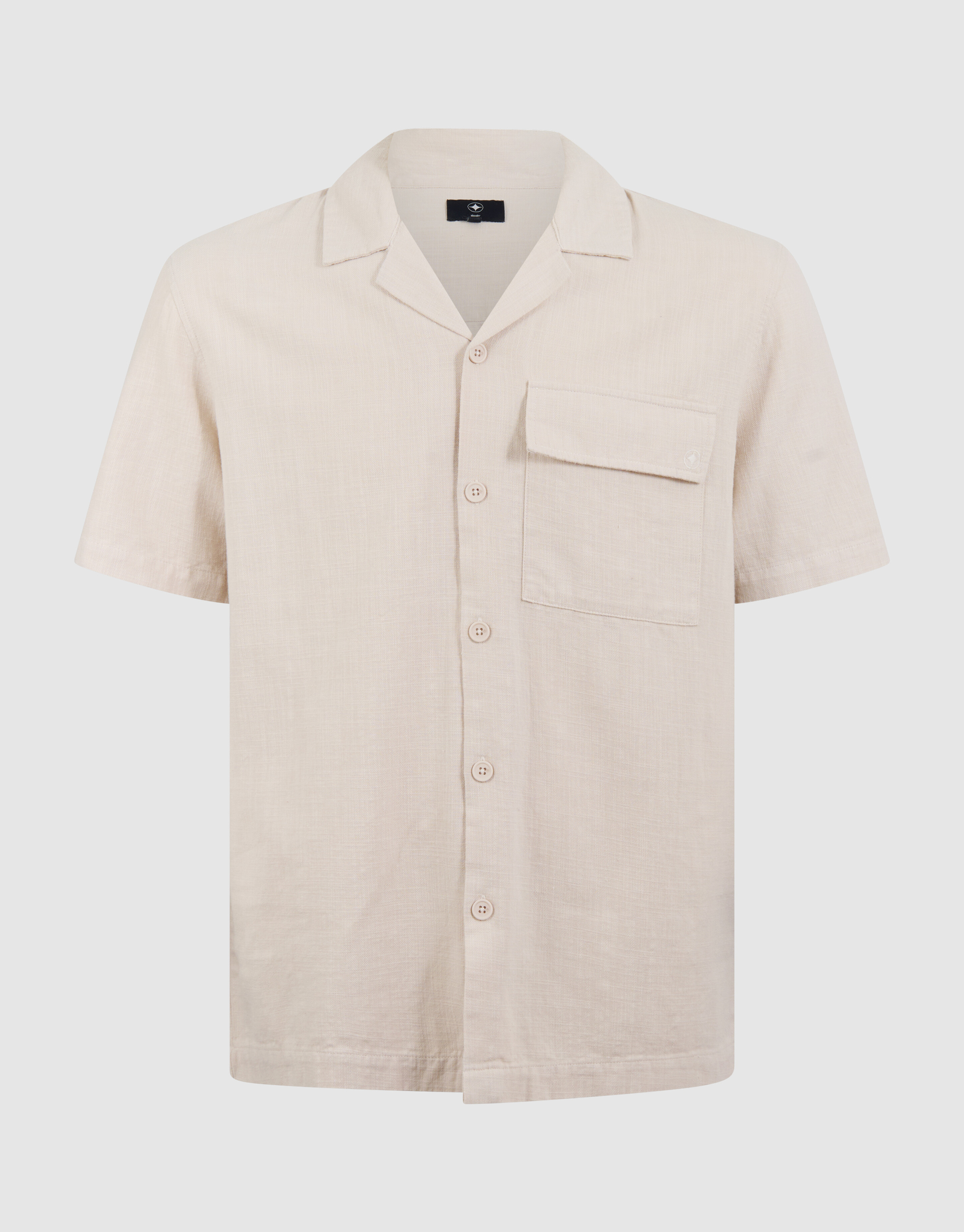 Structuur Overhemd Zand SHOEBY MEN