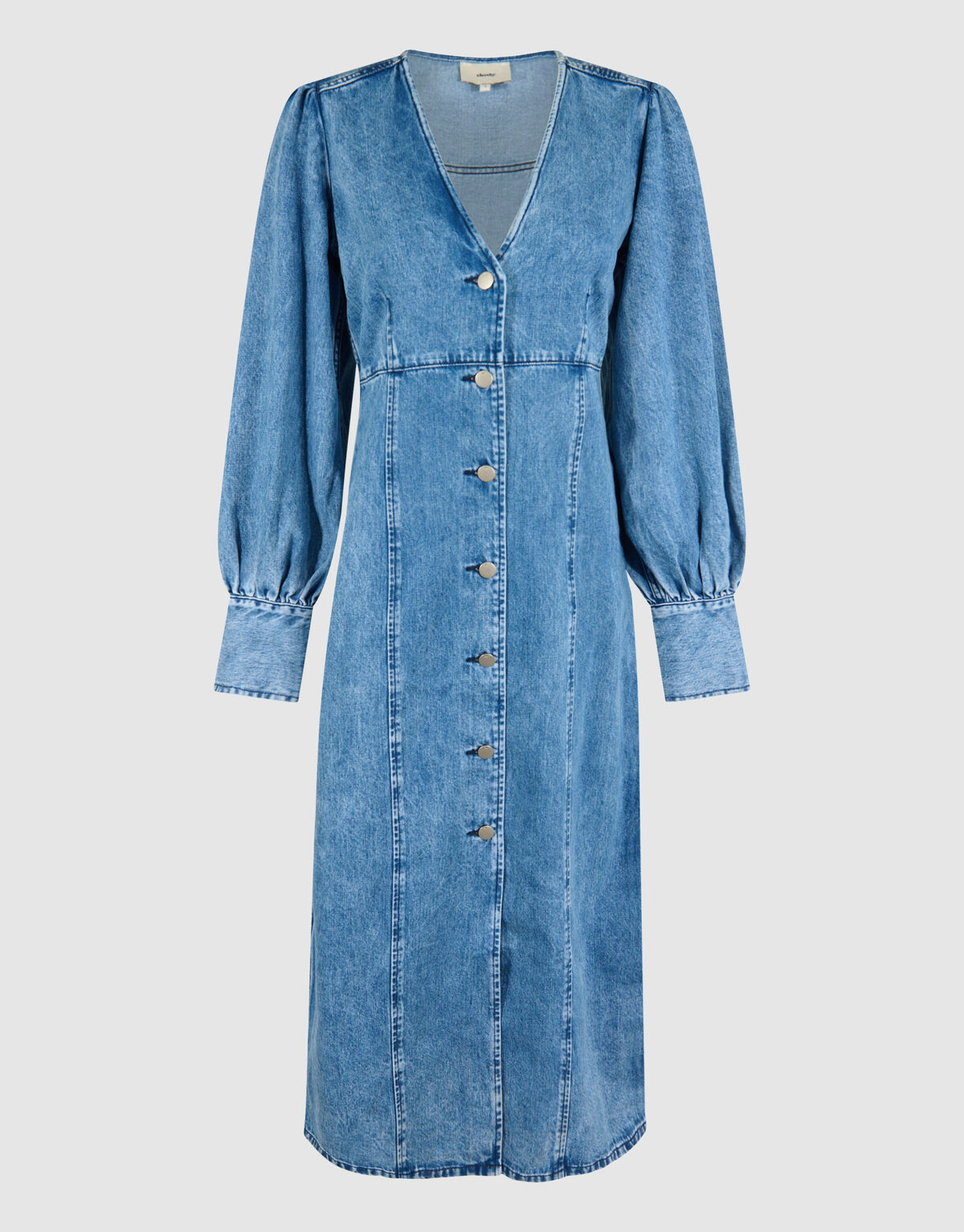 Denim Maxi Jurk Mediumstone SHOEBY WOMEN