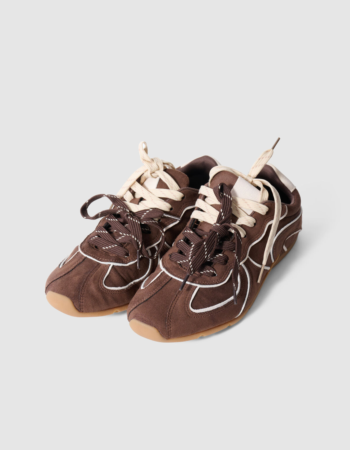 Double Lace Sneaker Bruin SHOEBY SHOES