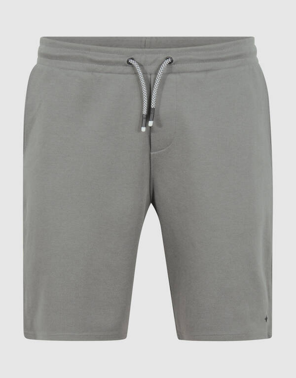 Pique Logo Short Donkergroen SHOEBY MEN