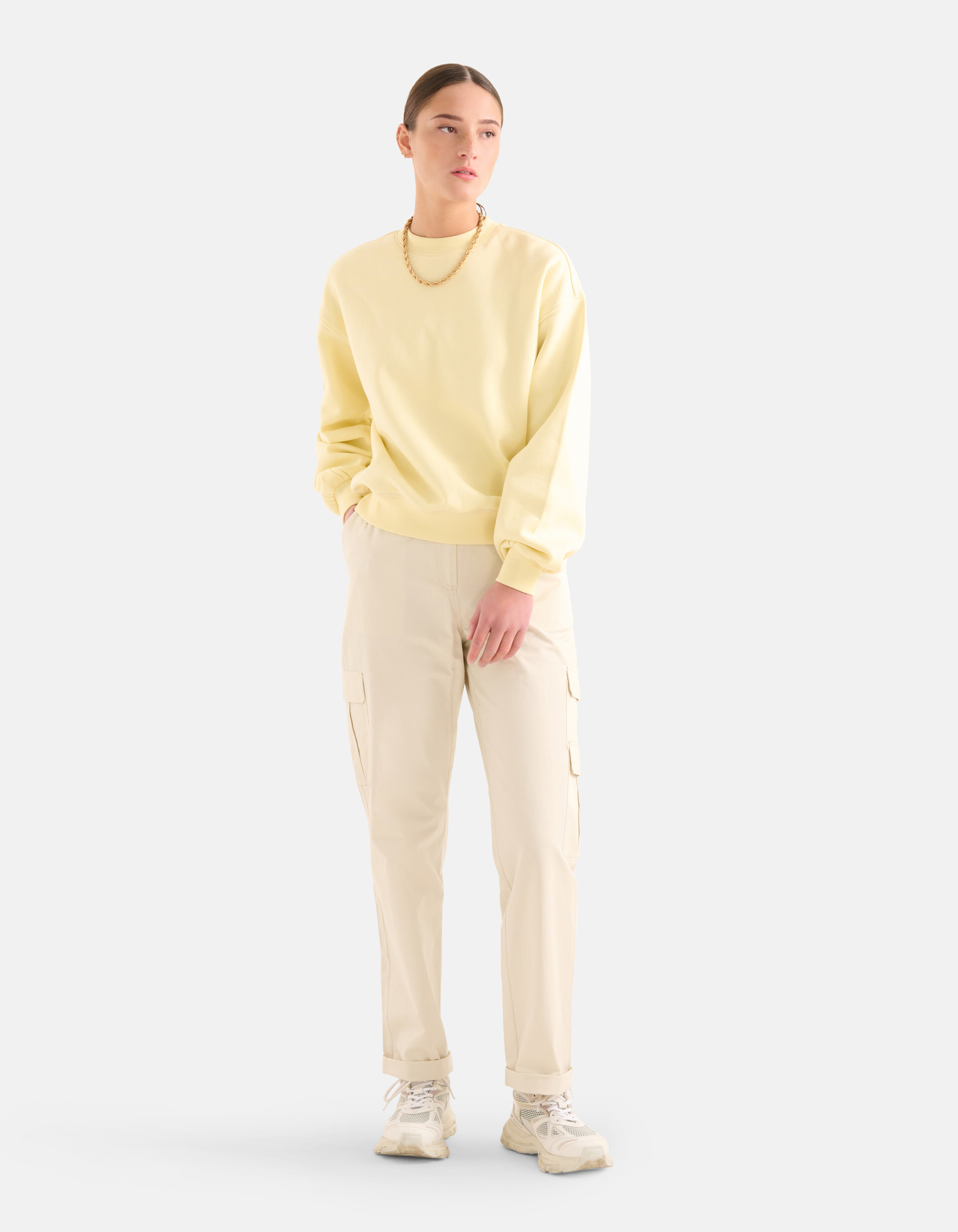 Cargo Broek Gebroken Wit SHOEBY WOMEN