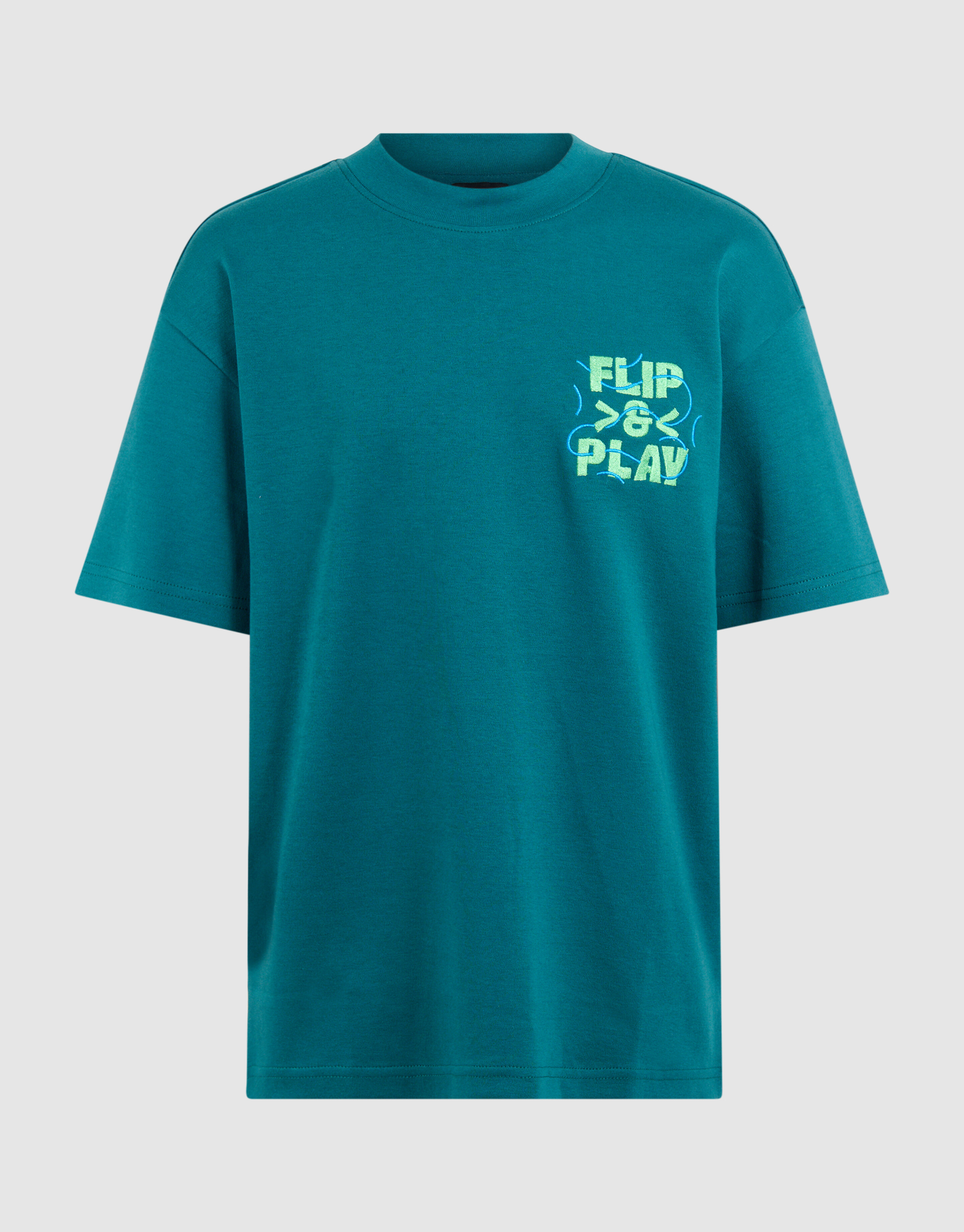 Play Artwork T-shirt Donkergroen SHOEBY BOYS