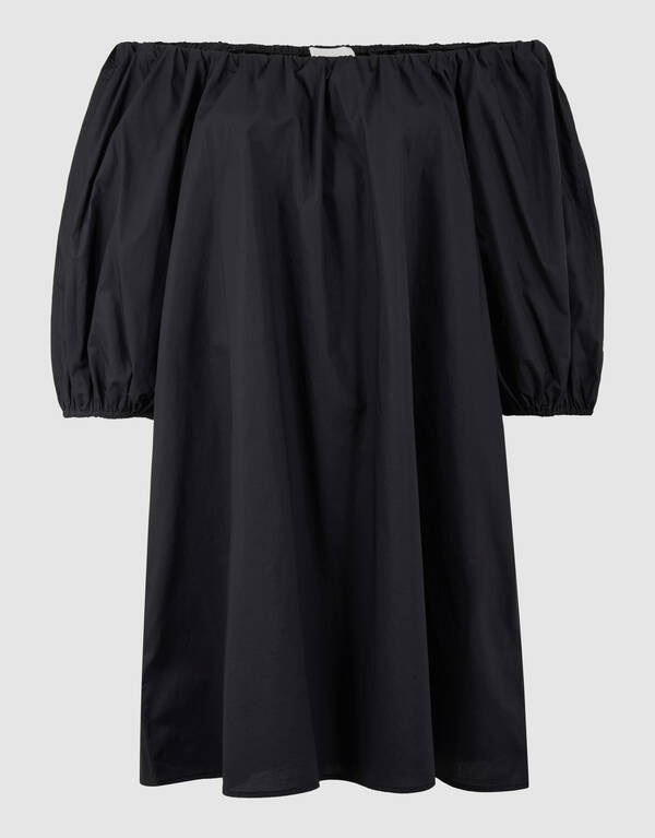 Off Shoulder Mini Jurk Zwart SHOEBY WOMEN