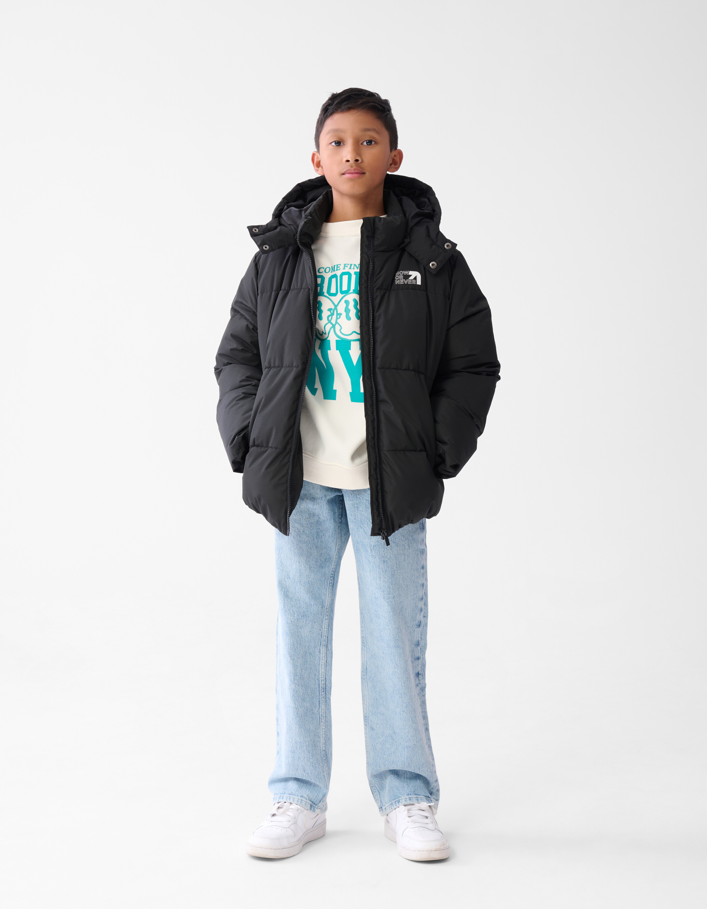 Puffer Jas Zwart SHOEBY BOYS