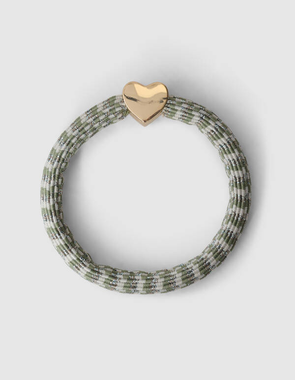 Charm Lurex Haarelastiek Groen SHOEBY ACCESSOIRES