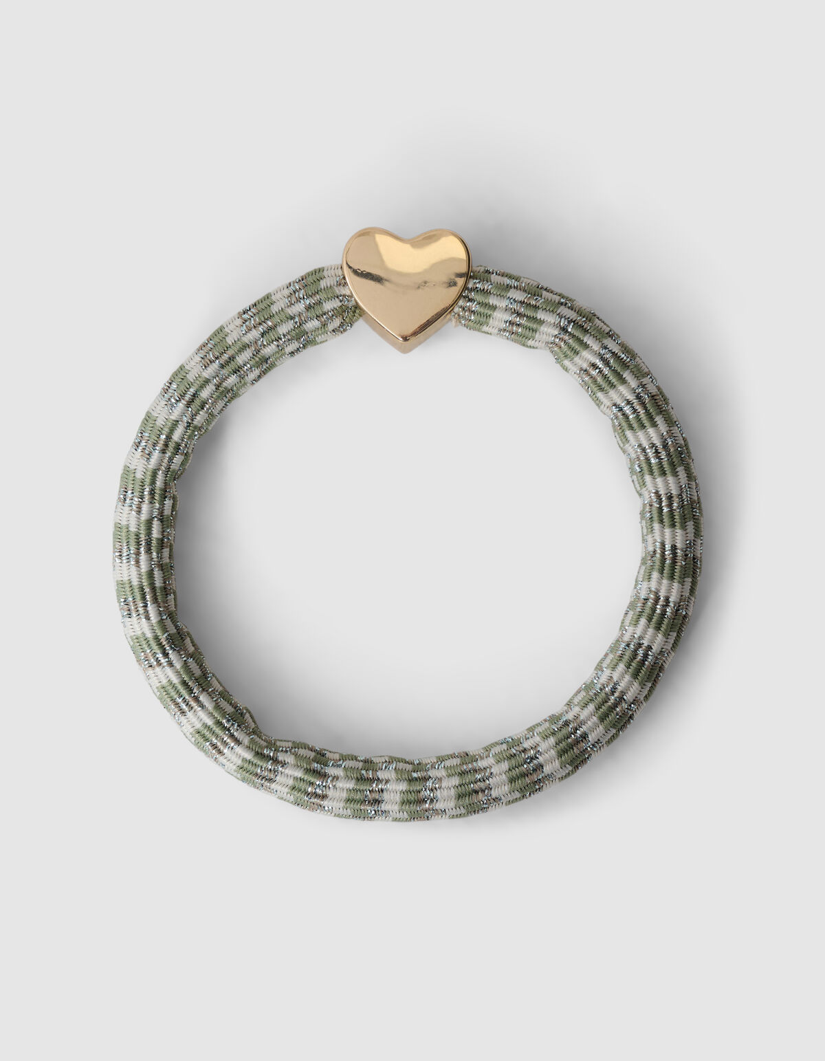 Charm Lurex Haarelastiek Groen SHOEBY ACCESSOIRES
