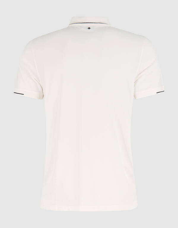 Pique Polo Gebroken Wit SHOEBY MEN