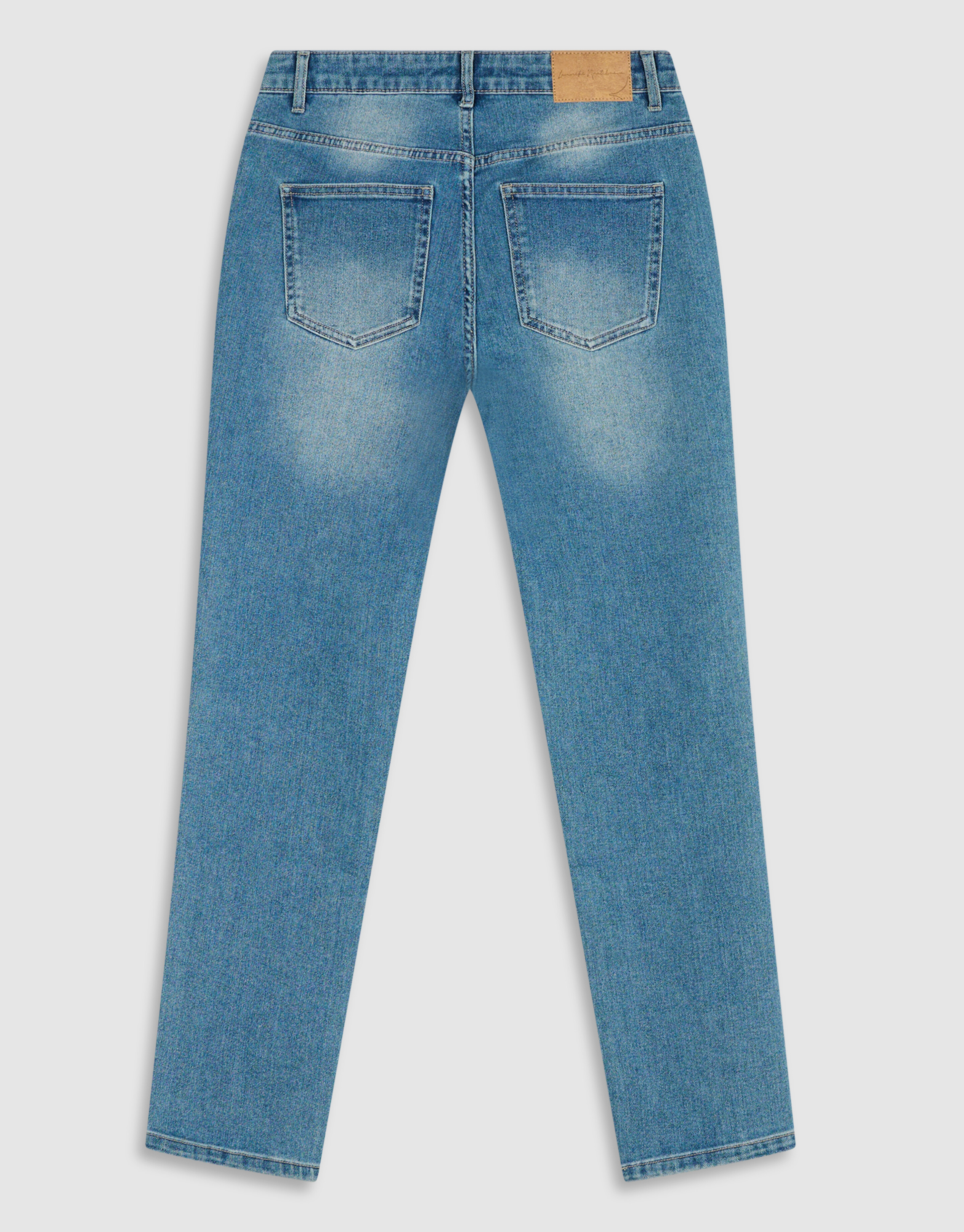 Slim Fit Jeans Blauw By Lonneke SHOEBY WOMEN