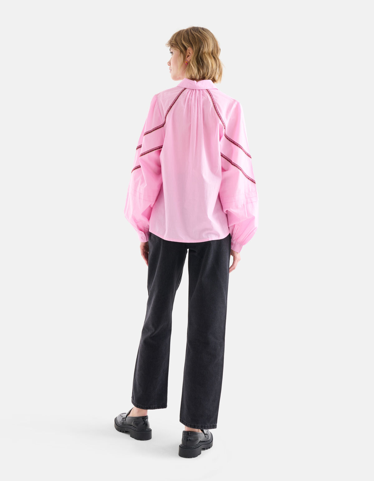 Contrast Tape Blouse SHOEBY WOMEN