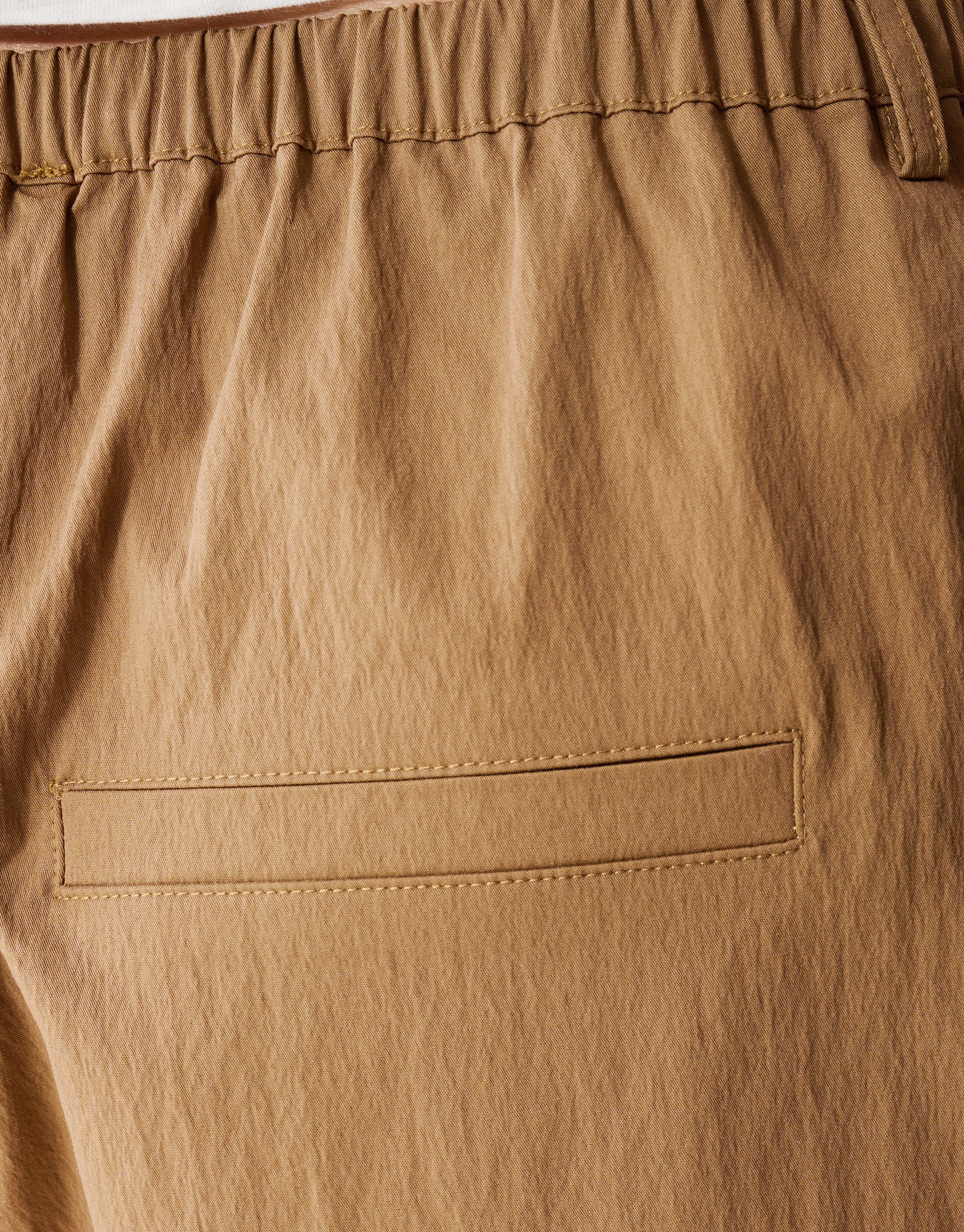 Cargo Balloon Fit Broek Bruin SHOEBY WOMEN