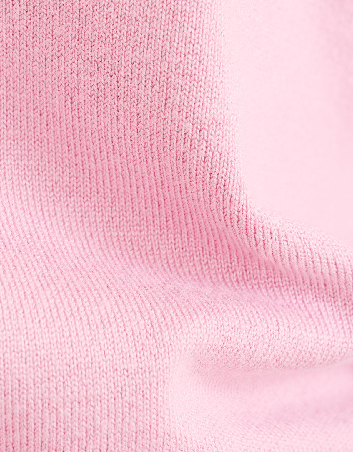 Gebreide V-hals Trui Roze SHOEBY WOMEN