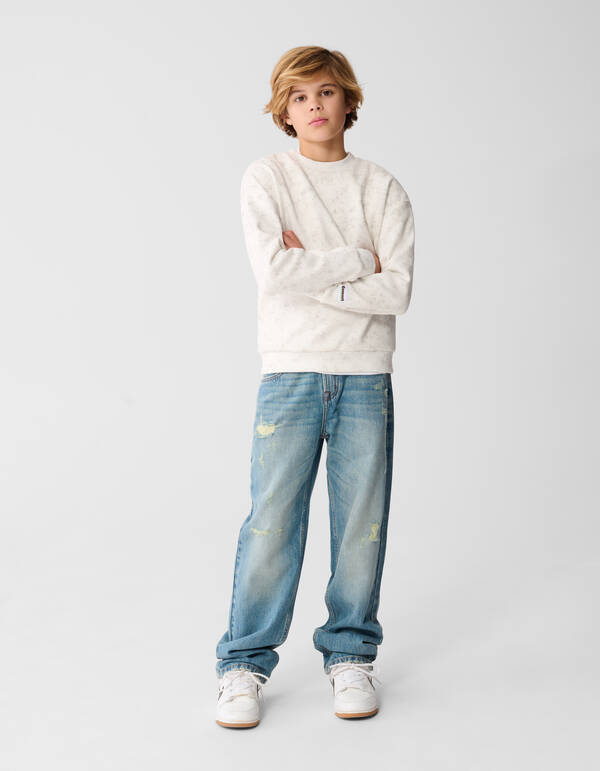 Connect Sweater Lichtgrijs SHOEBY BOYS