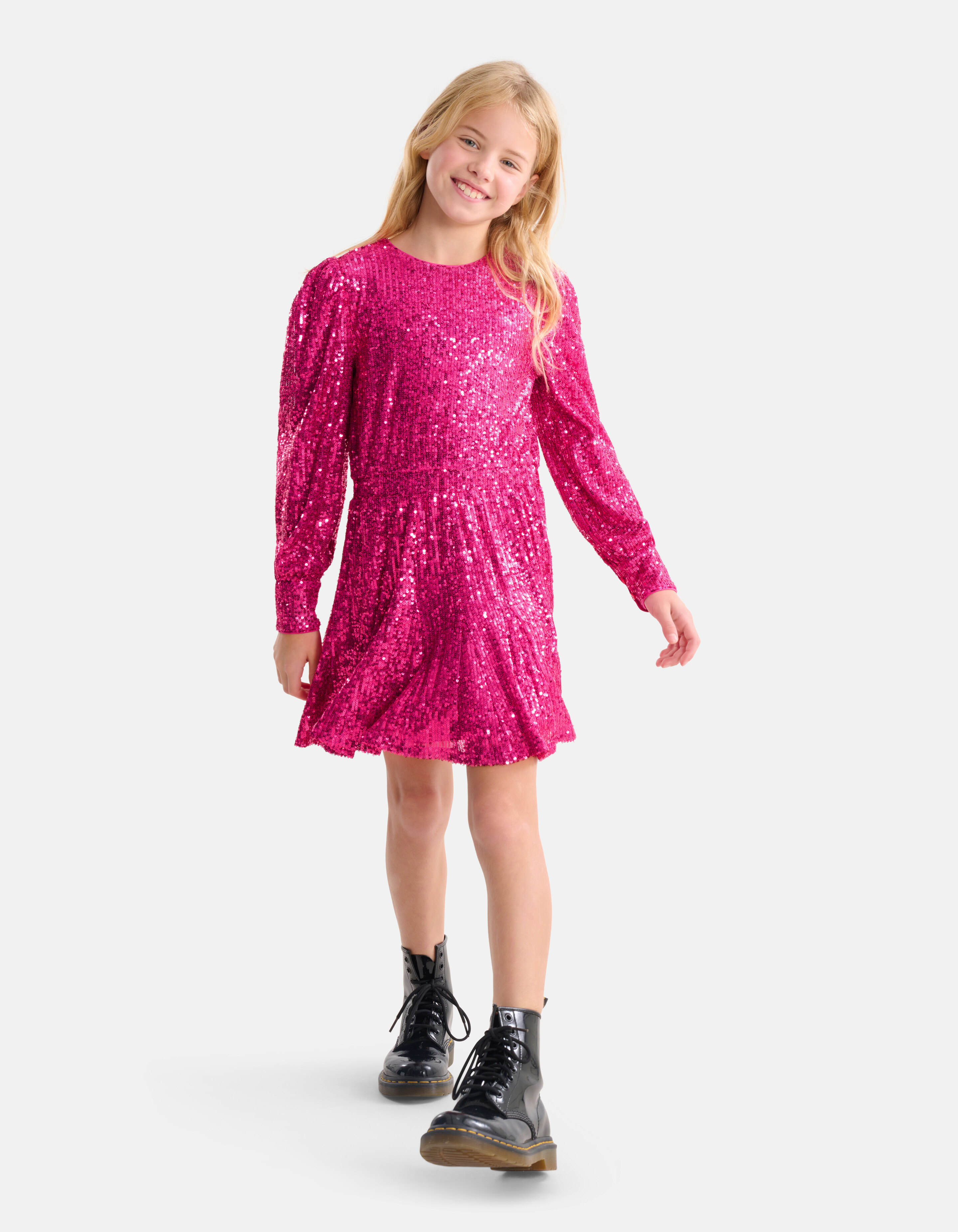 Pailletten Jurk Roze By Nicolette SHOEBY GIRLS