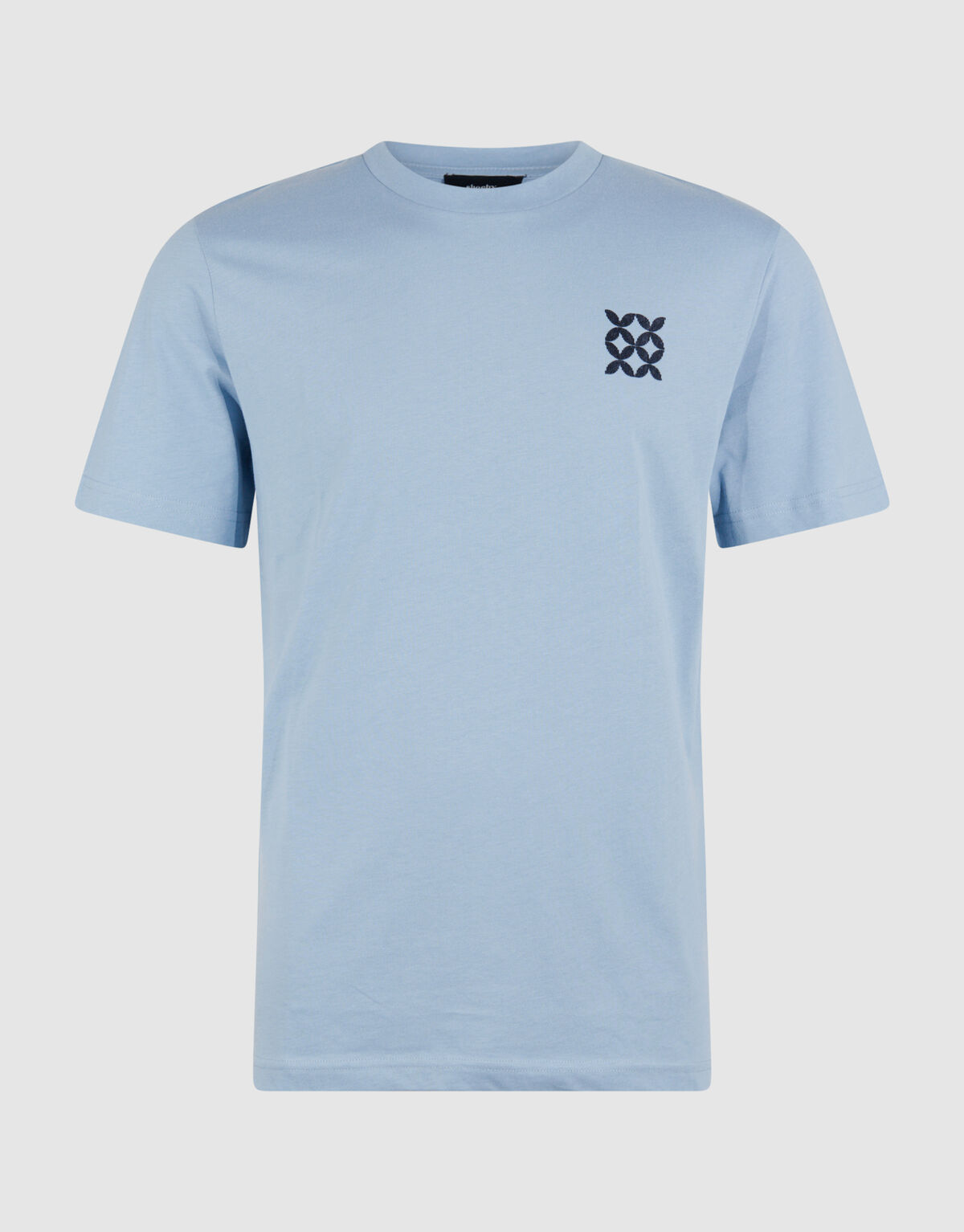 Striped Logo Artwork T-shirt Lichtblauw SHOEBY MEN