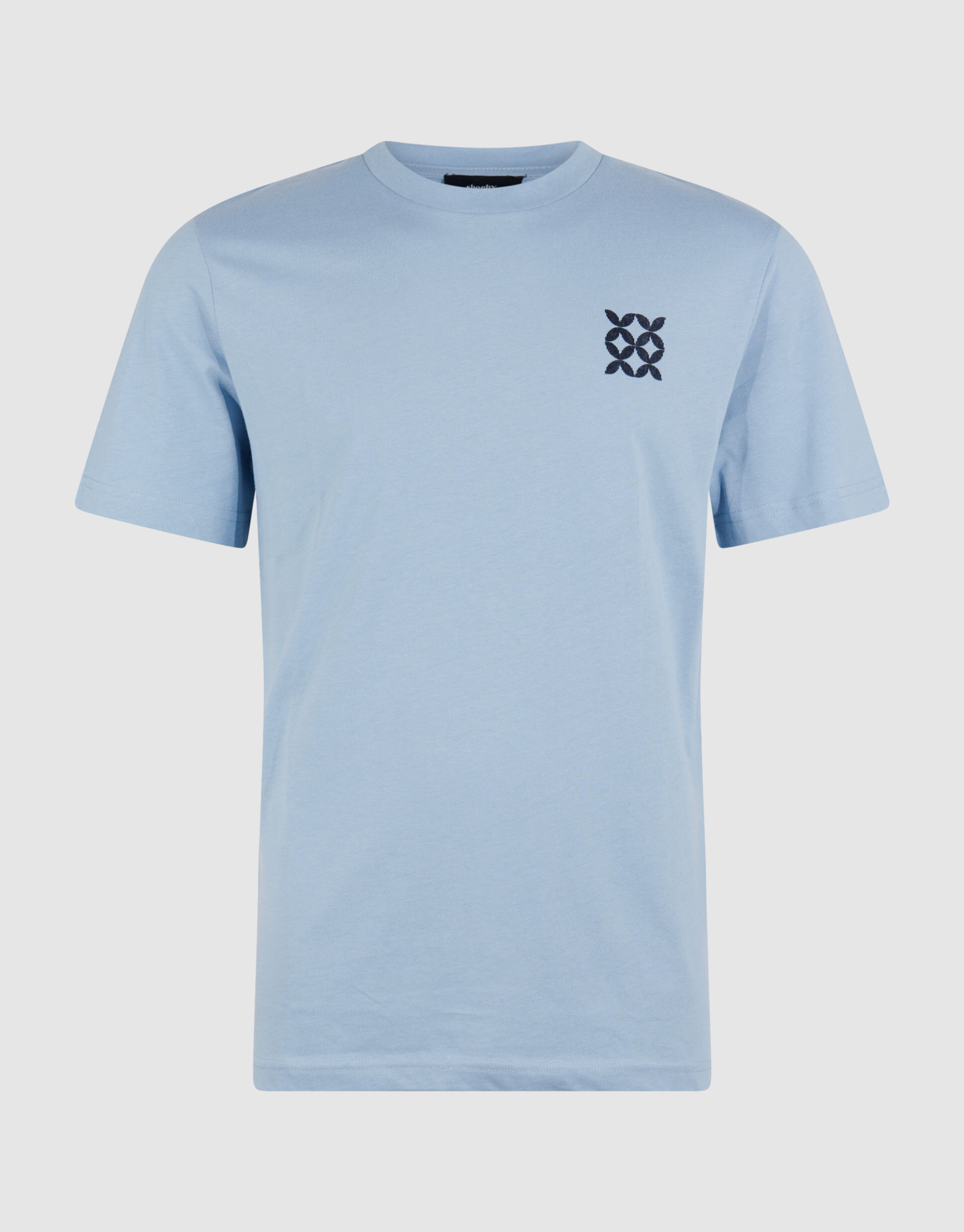 Striped Logo Artwork T-shirt Lichtblauw SHOEBY MEN