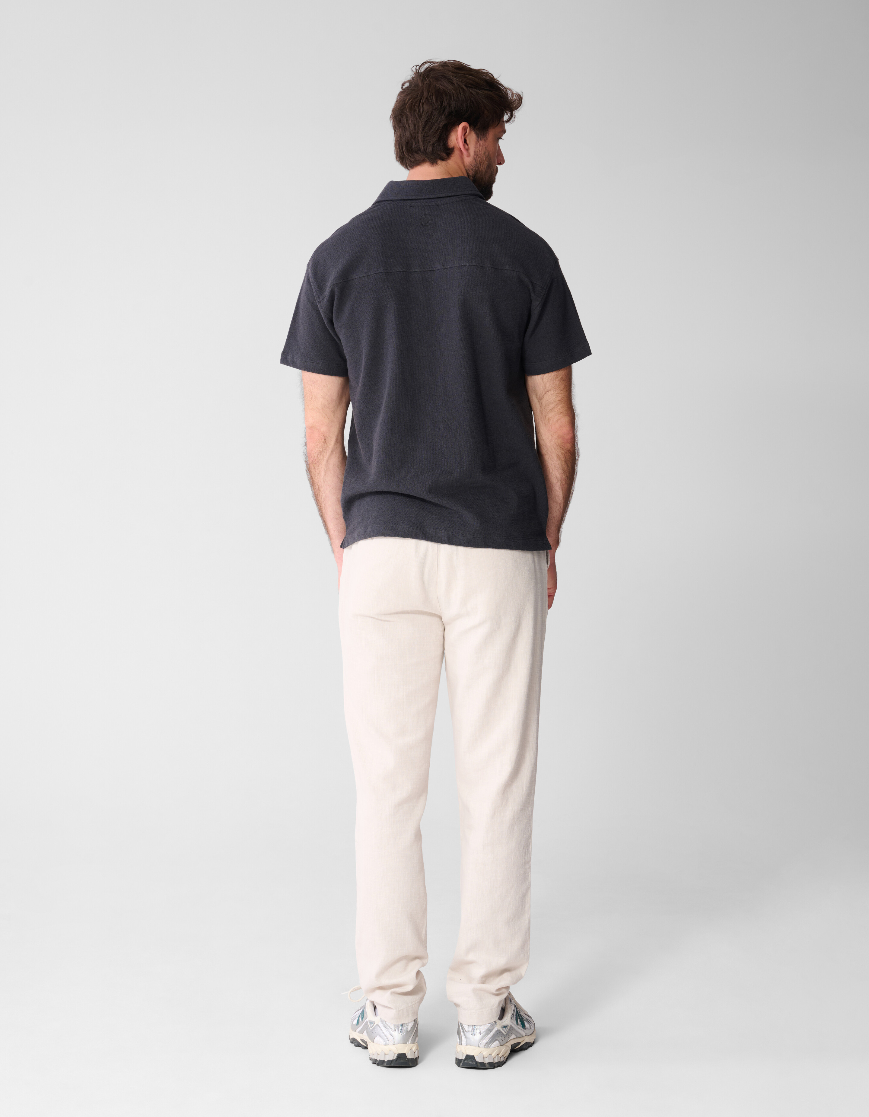 Relaxed Polo Donkergrijs SHOEBY MEN