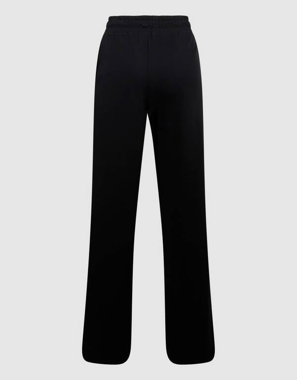 Wide Leg Jogger Broek Zwart SHOEBY WOMEN