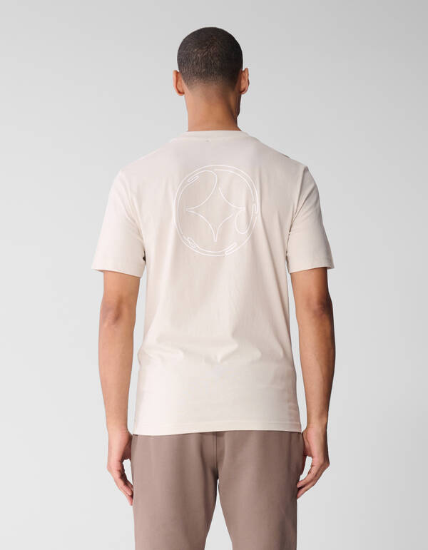 Line Artwork T-shirt Zand SHOEBY MEN