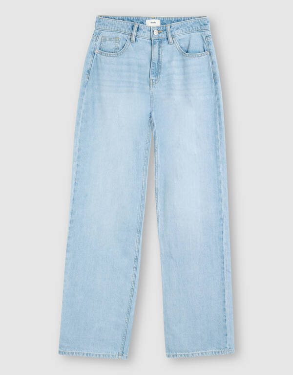 Soft Wide Leg Fit Jeans Bleached SHOEBY WOMEN
