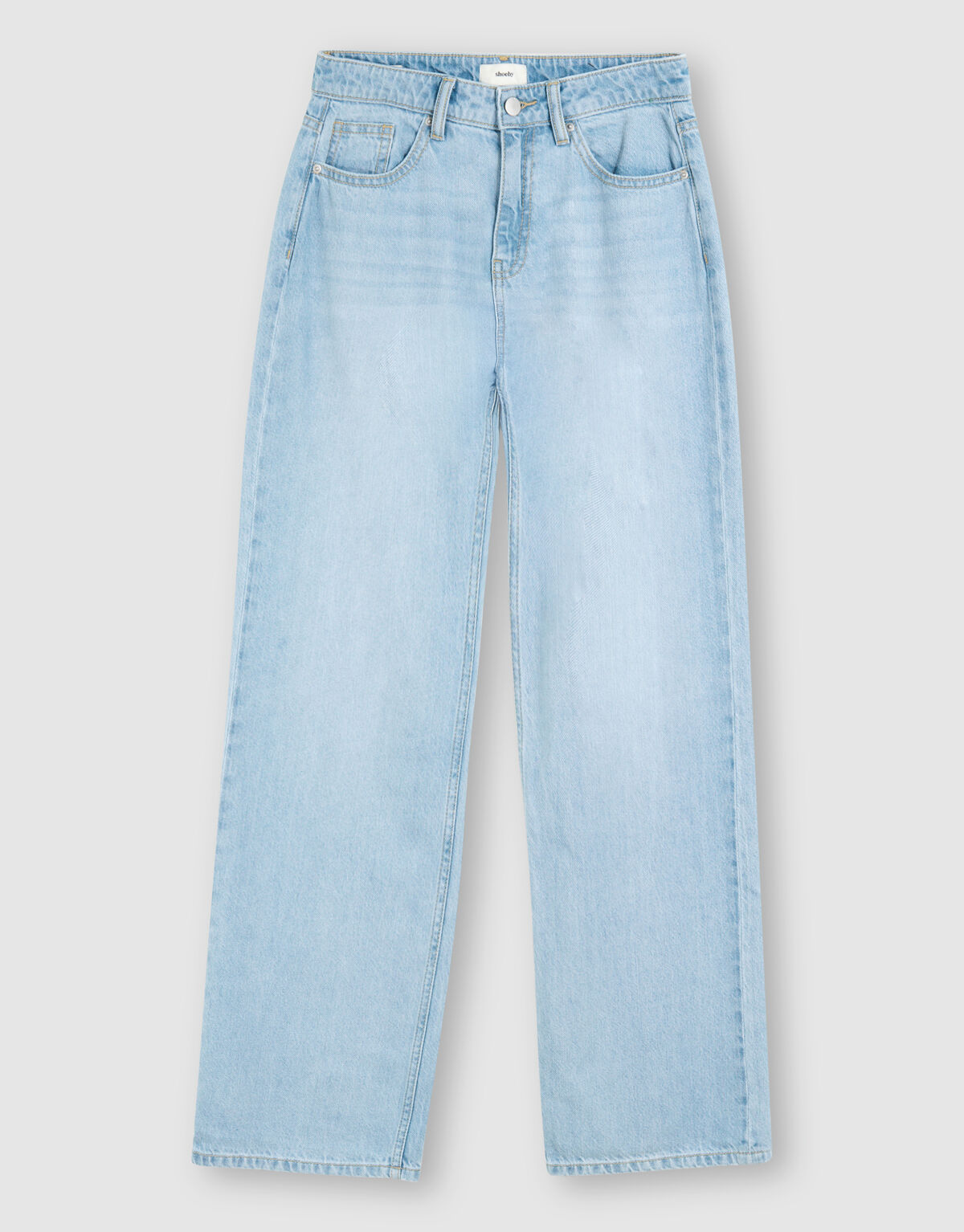 Soft Wide Leg Fit Jeans Bleached SHOEBY WOMEN