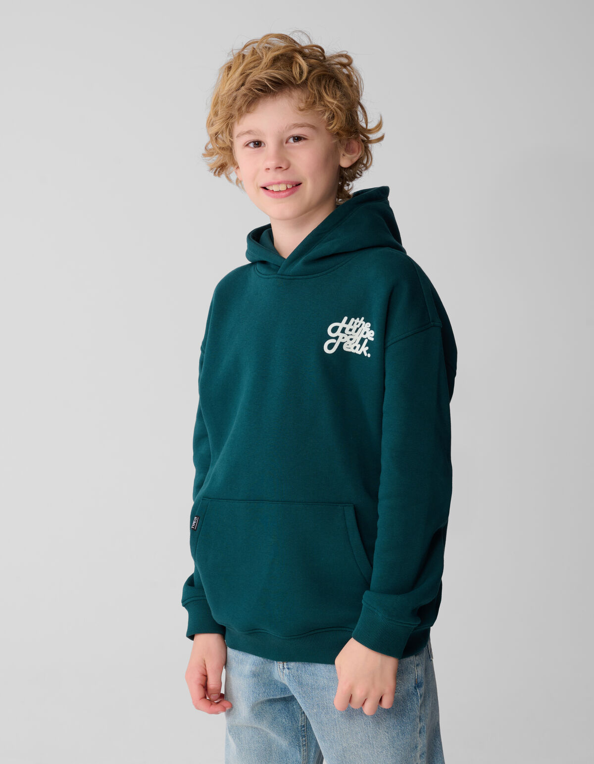 Hype Artwork Hoodie Donkergroen SHOEBY BOYS