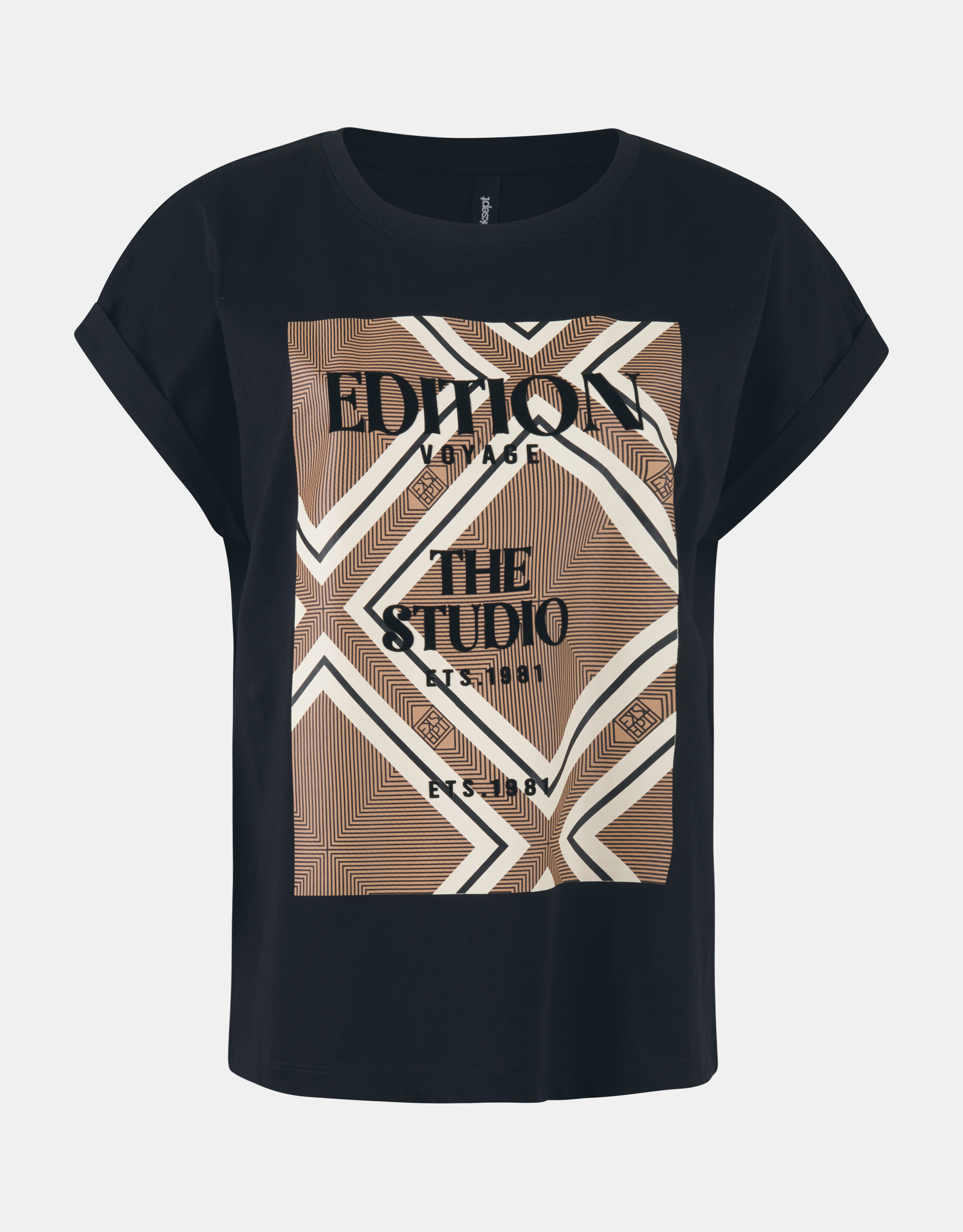 Flock Edition T-shirt Zwart SHOEBY WOMEN