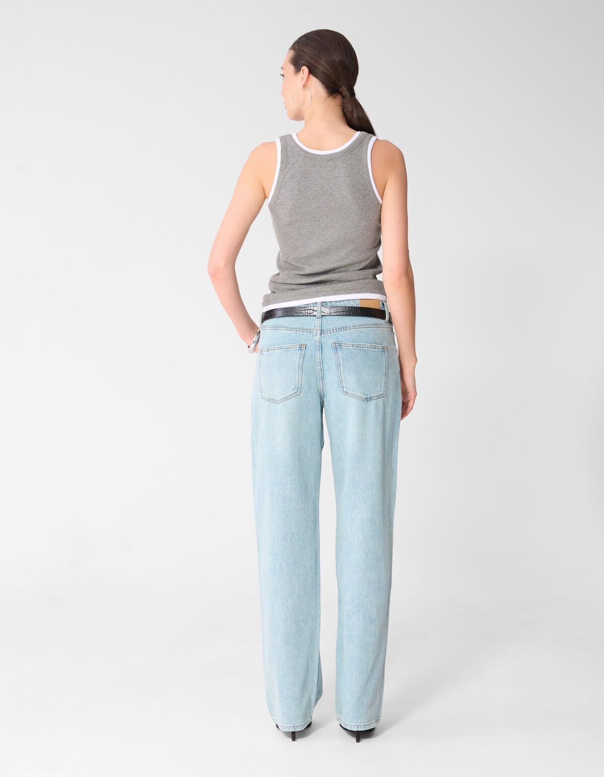 Soft Straight Fit Jeans Bleached SHOEBY WOMEN